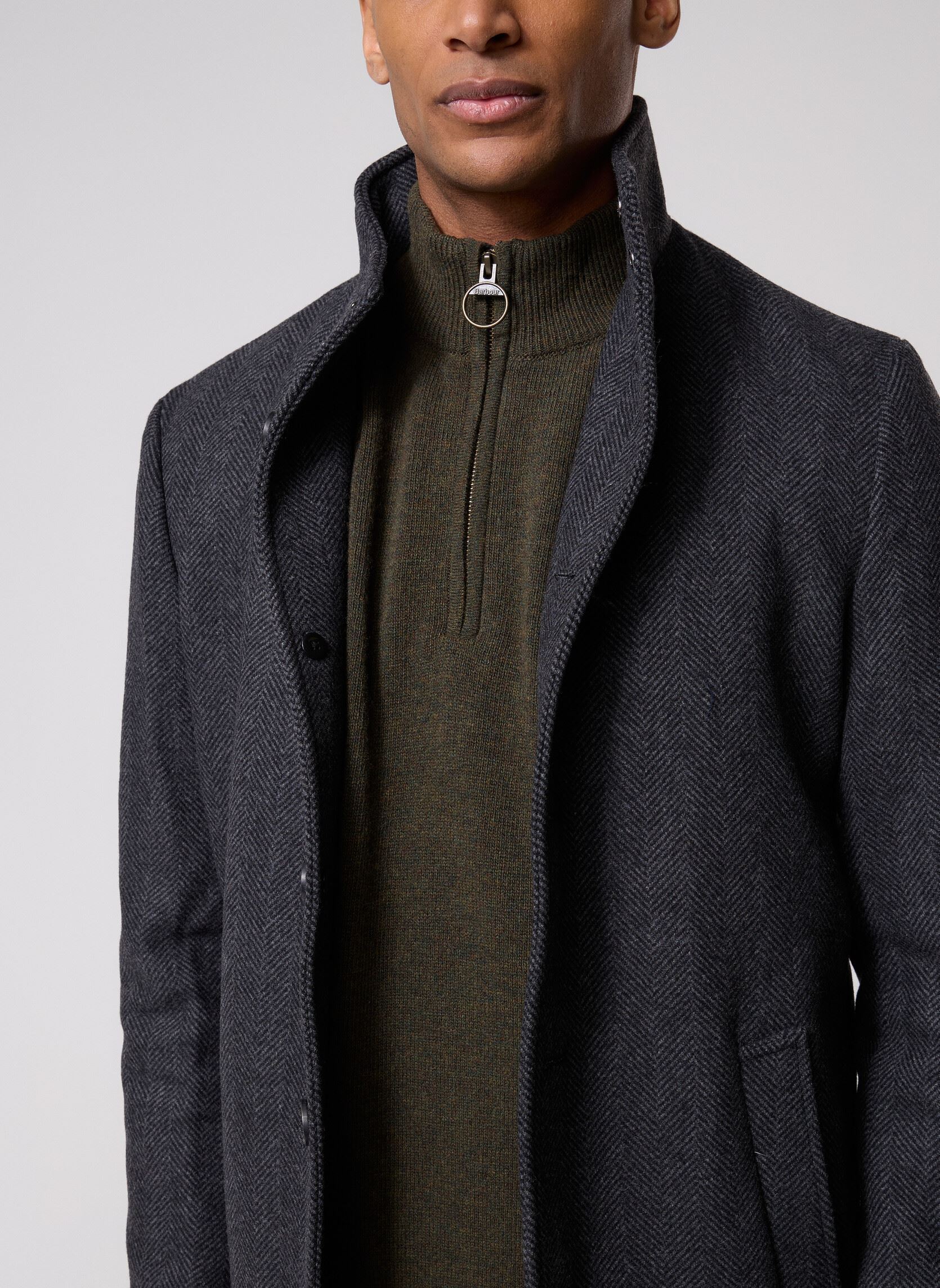 Manteaux classiques VIRGILE homme gris Marvin&Co Manteaux classiques VIRGILE homme gris ASPHALT