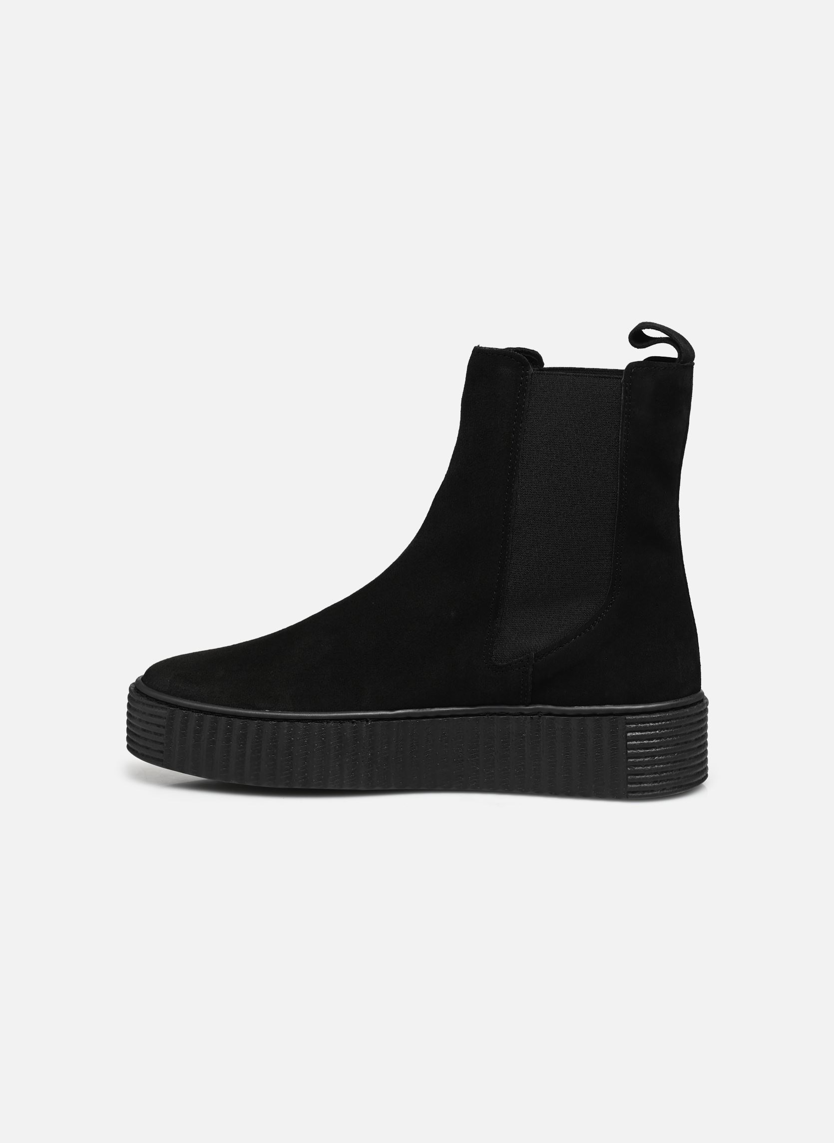 Niedrige Ankle Boots Allo damen schwarz Georgia Rose Soft Niedrige Ankle Boots Allo damen schwarz Noir