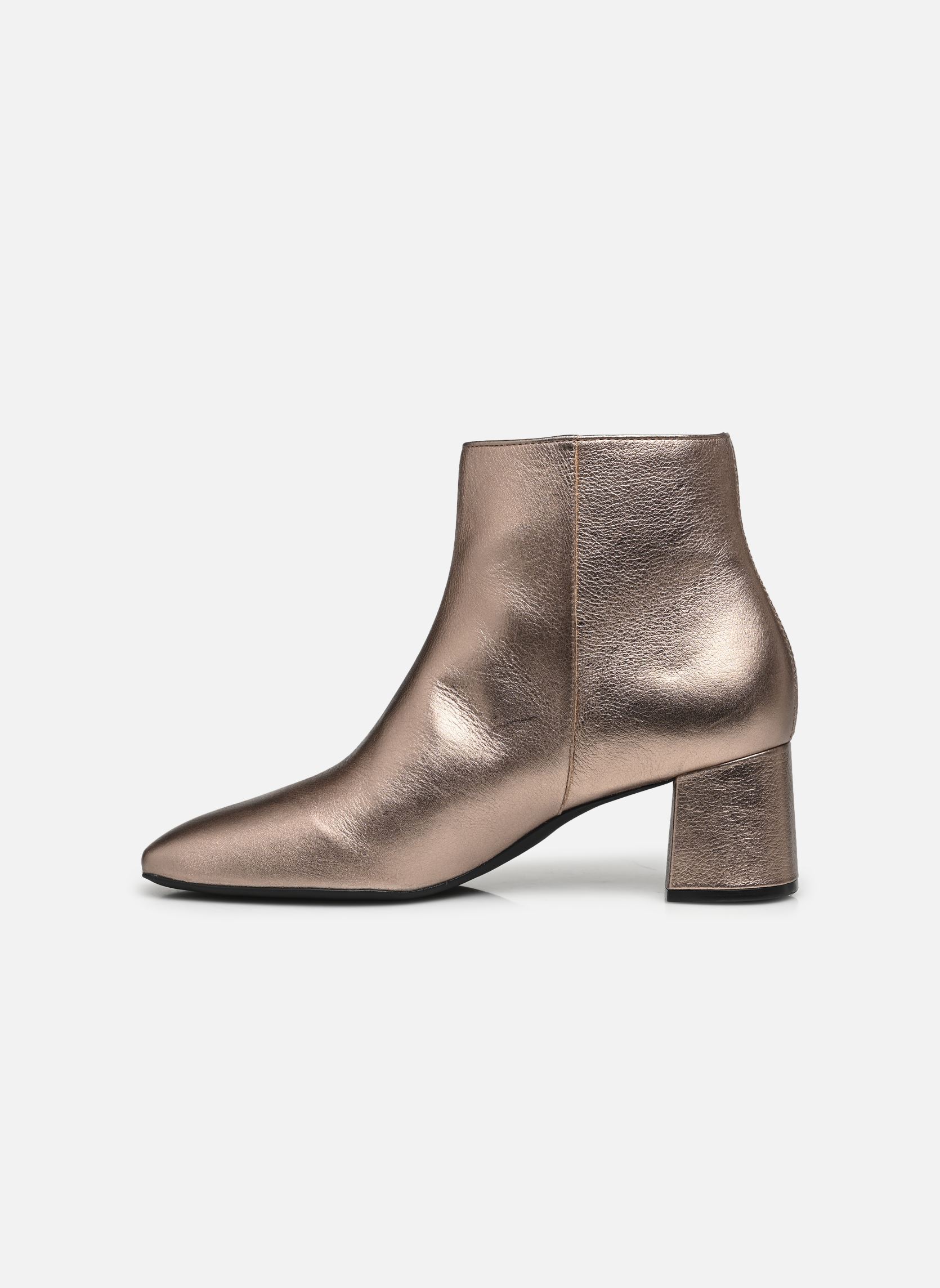 Niedrige Ankle Boots Goma damen gold und bronze Georgia Rose Soft Niedrige Ankle Boots Goma damen gold und bronze Bronze