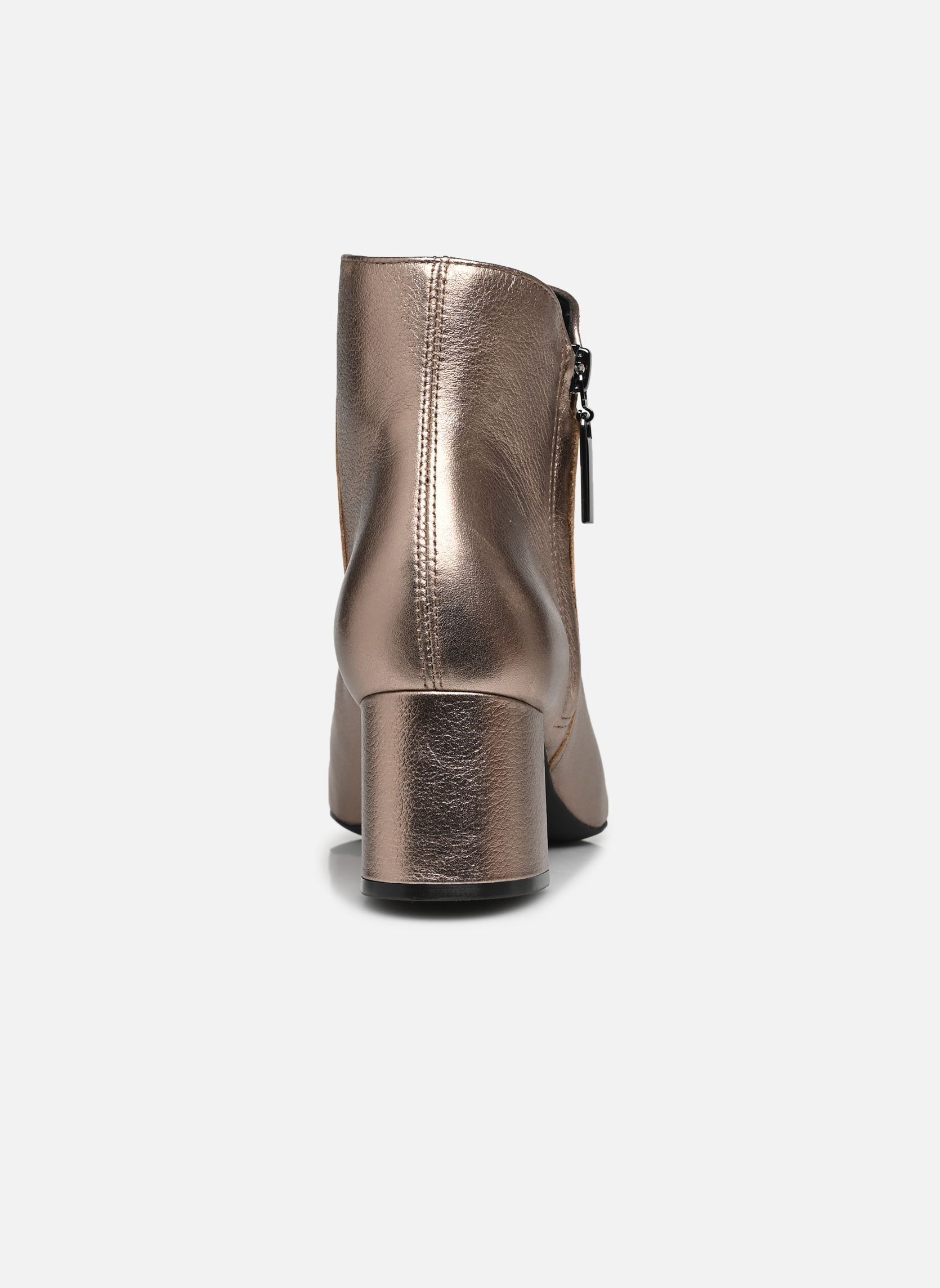 Niedrige Ankle Boots Goma damen gold und bronze Georgia Rose Soft Niedrige Ankle Boots Goma damen gold und bronze Bronze