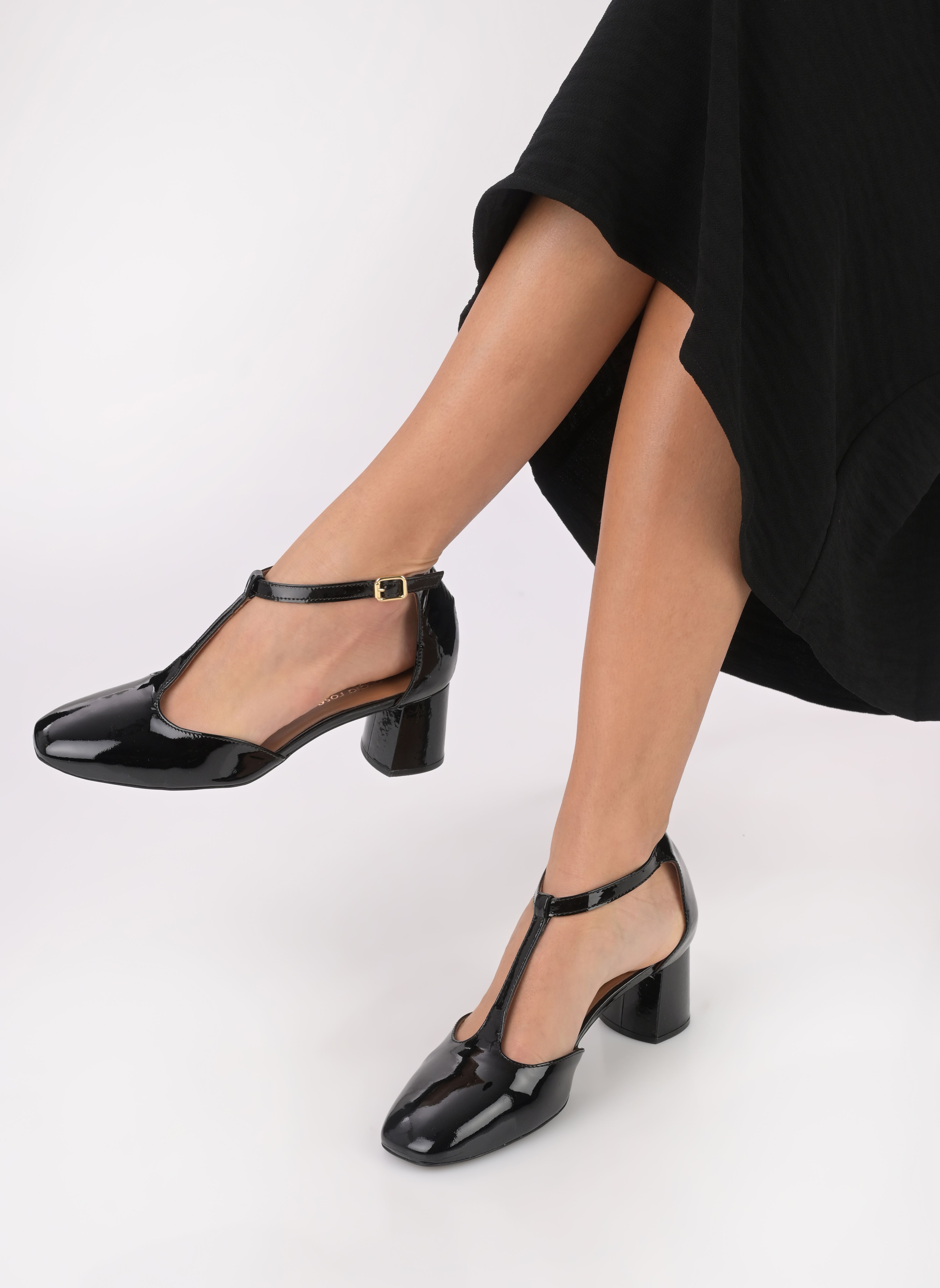 Pumps mit Riemchen Grel damen schwarz Georgia Rose Soft Pumps mit Riemchen Grel damen schwarz NOIR