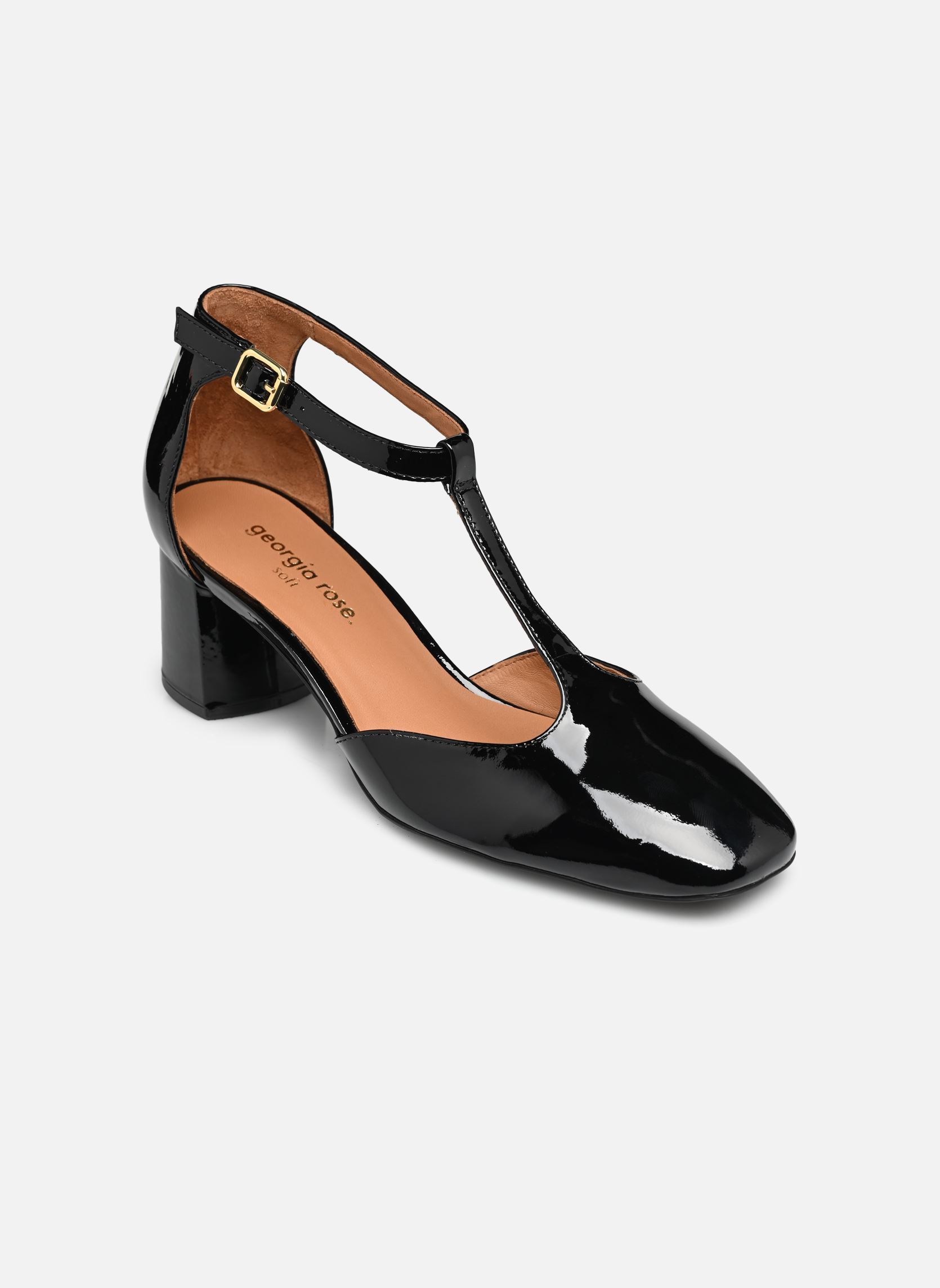 Pumps mit Riemchen Grel damen schwarz Georgia Rose Soft Pumps mit Riemchen Grel damen schwarz NOIR