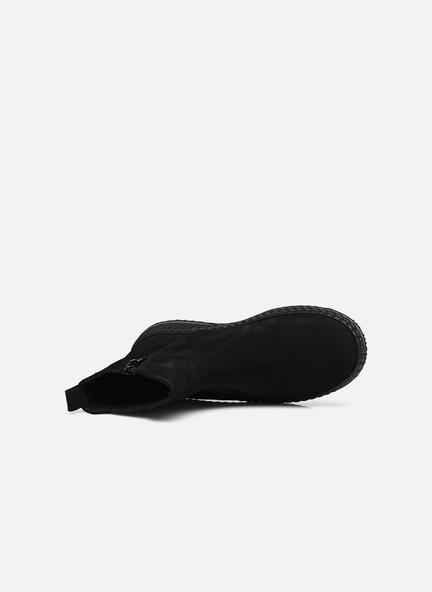 Niedrige Ankle Boots Reliana damen schwarz Georgia Rose Soft Niedrige Ankle Boots Reliana damen schwarz Cuir velours noir