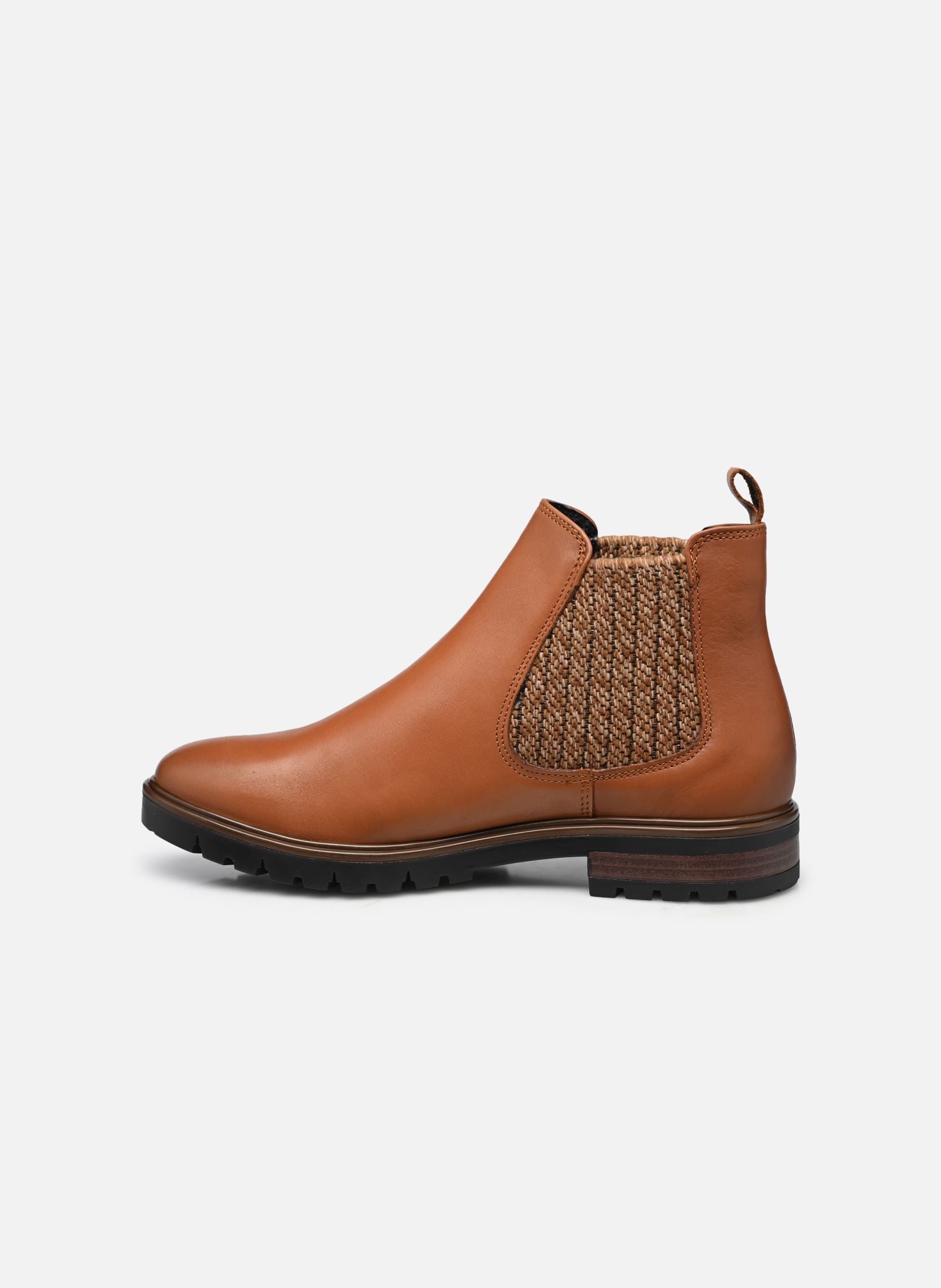 Niedrige Ankle Boots Romia damen braun Georgia Rose Soft Niedrige Ankle Boots Romia damen braun Cognac