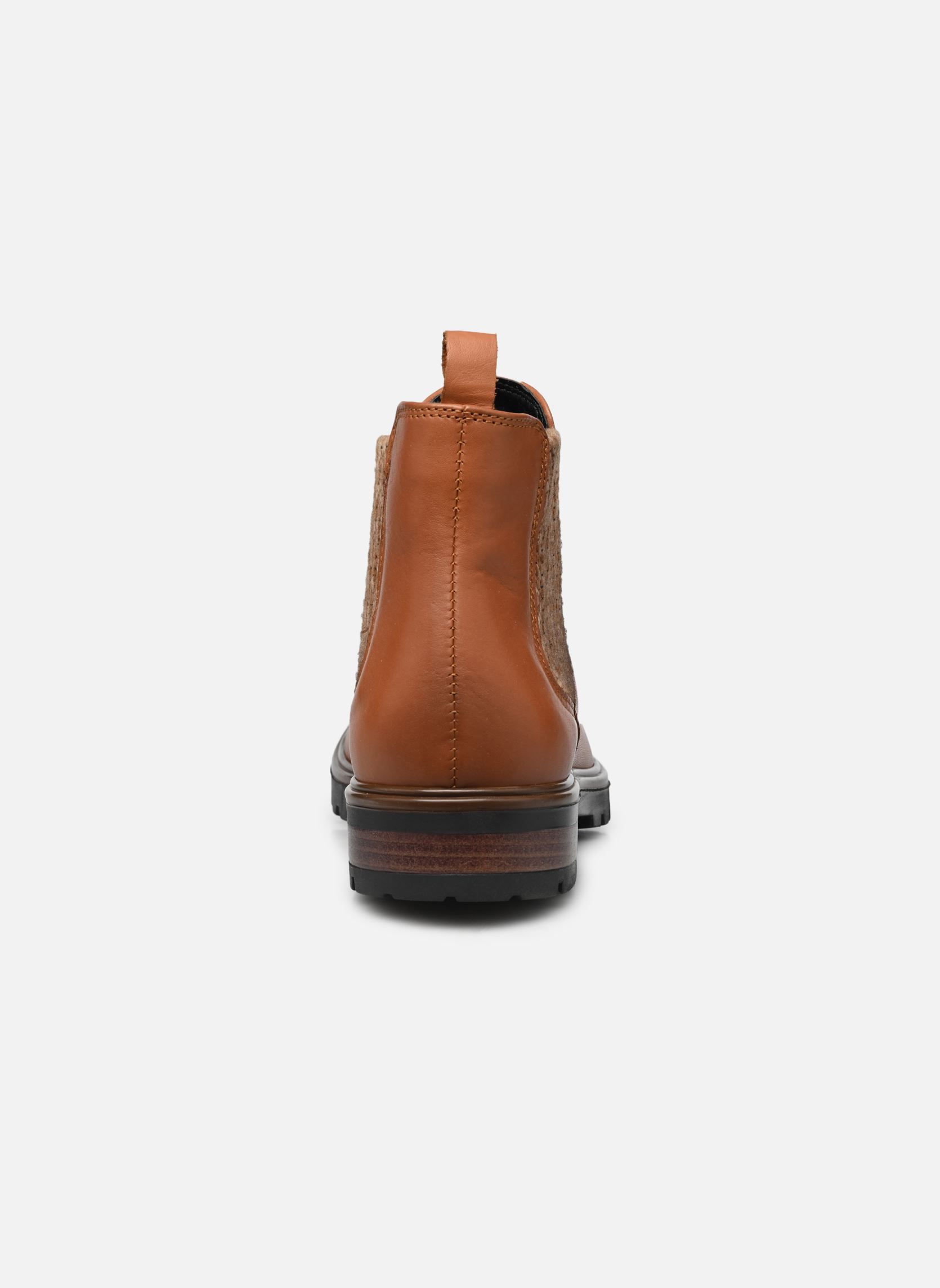 Niedrige Ankle Boots Romia damen braun Georgia Rose Soft Niedrige Ankle Boots Romia damen braun Cognac