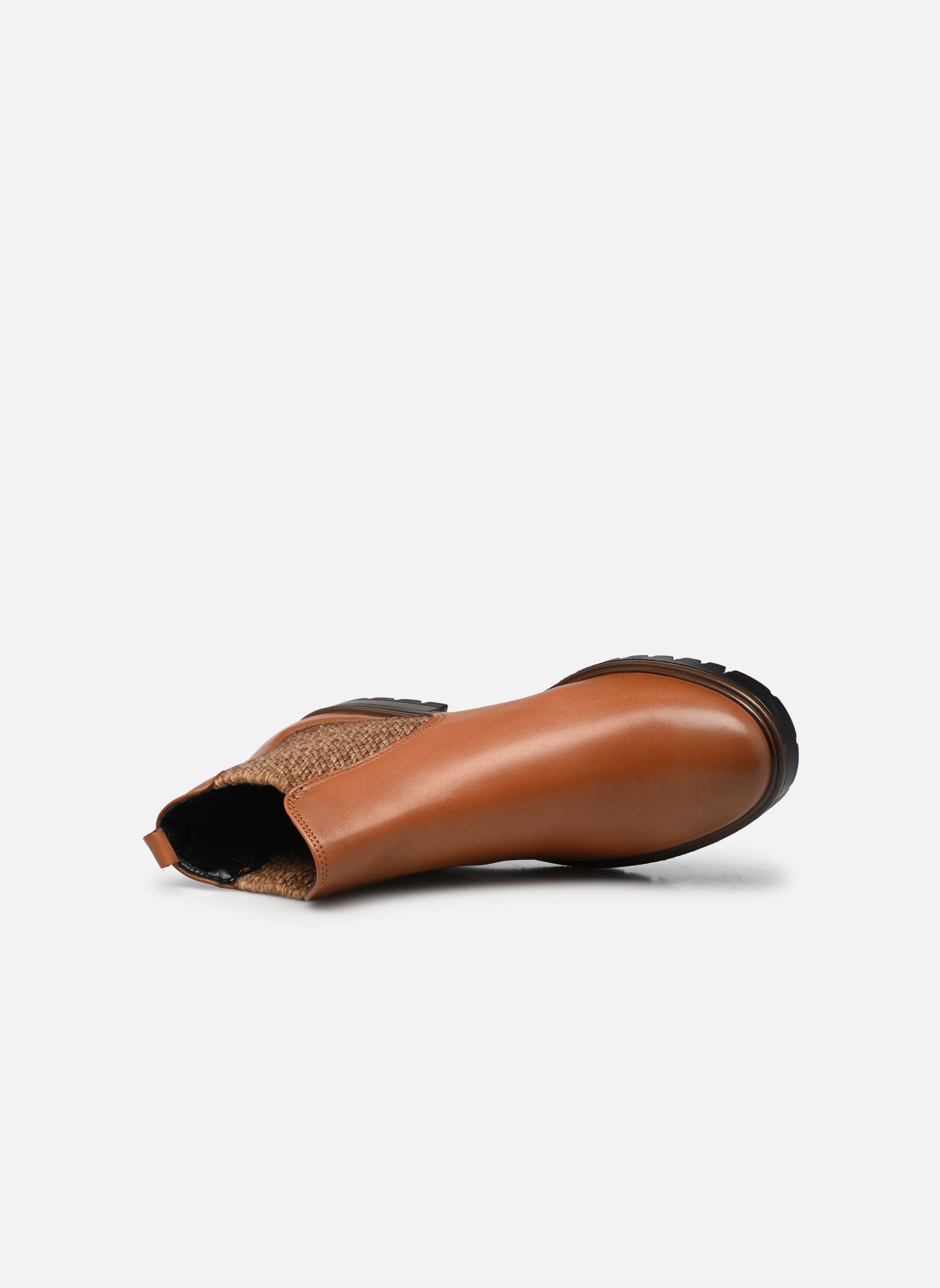 Niedrige Ankle Boots Romia damen braun Georgia Rose Soft Niedrige Ankle Boots Romia damen braun Cognac