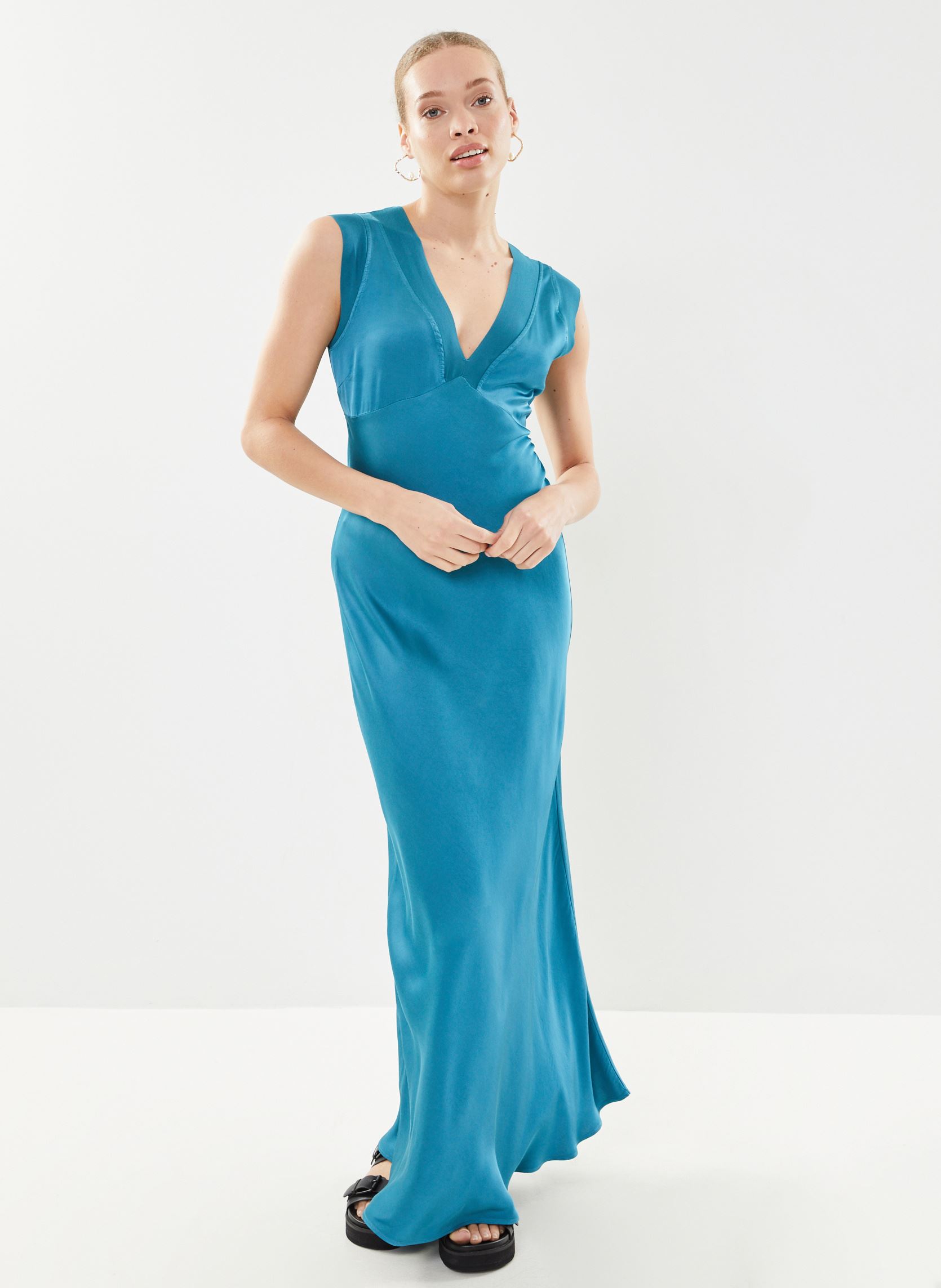 Lange Kleider FG-RO-TALICIA-R damen blau La Fée Maraboutée Lange Kleider FG-RO-TALICIA-R damen blau CARAIBES