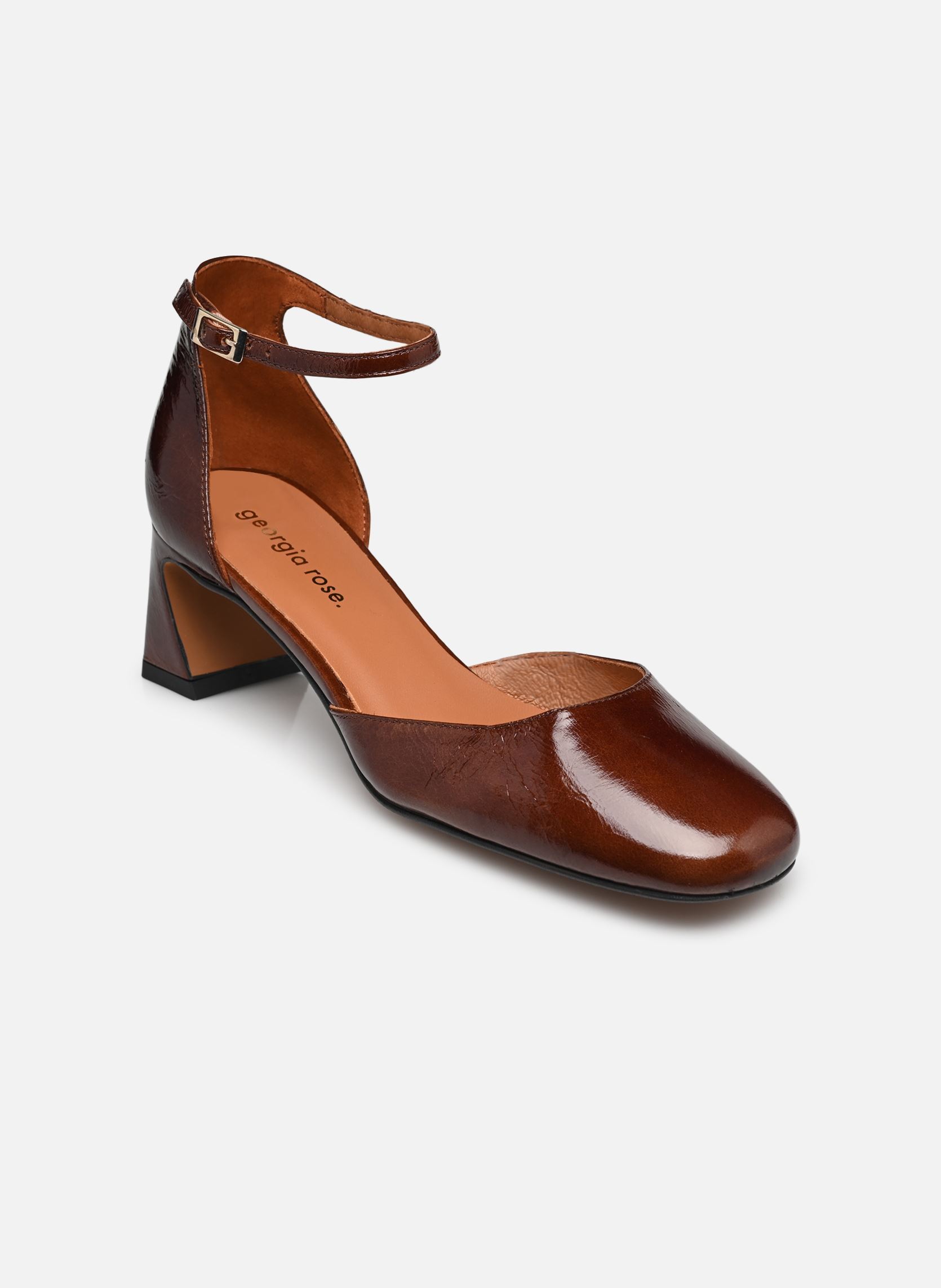 Slingback pumps Amman dames bruin Georgia Rose Slingback pumps Amman dames bruin Chocolat