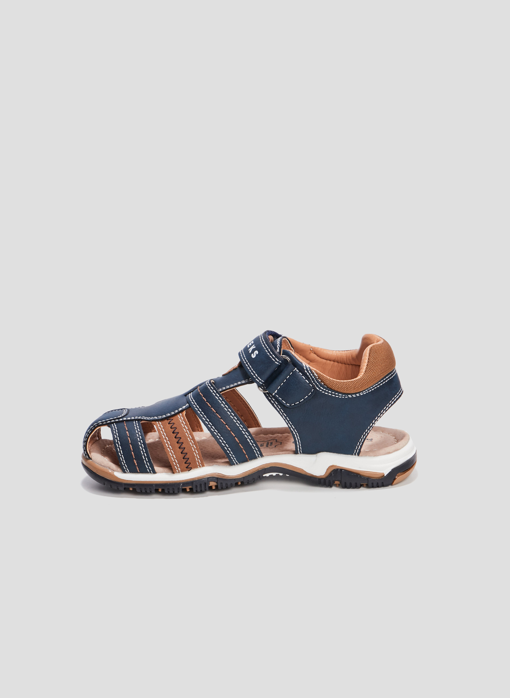 Sandales S_PG_SAND_VICTOR_201 garçon bleu CREEKS Sandales S_PG_SAND_VICTOR_201 garçon bleu Bleu