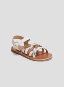 Sandales PEARL_S_MF_SAND_0_221 fille blanc CREEKS Sandales PEARL_S_MF_SAND_0_221 fille blanc Blanc