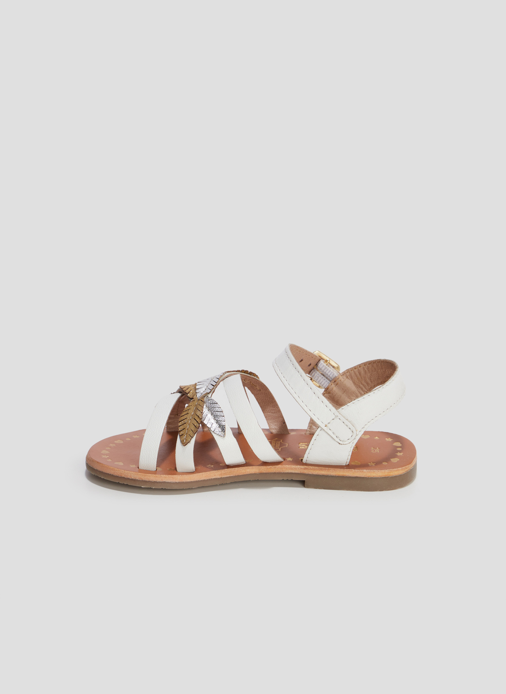 Sandales PEARL_S_MF_SAND_0_221 fille blanc CREEKS Sandales PEARL_S_MF_SAND_0_221 fille blanc Blanc