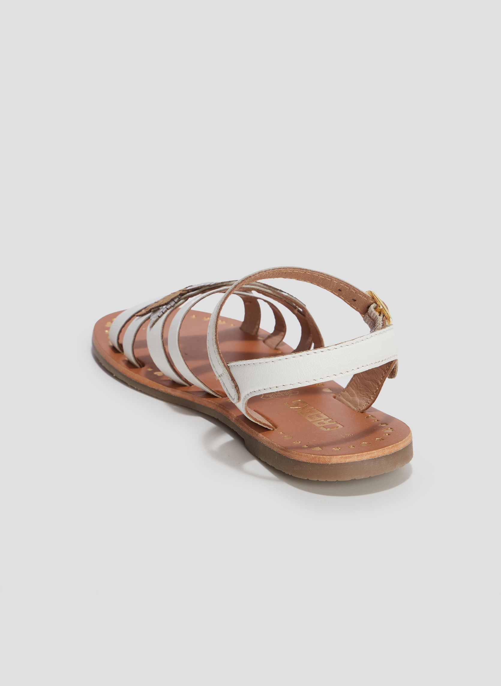 Sandales PEARL_S_PF_SAND_0_221 fille blanc CREEKS Sandales PEARL_S_PF_SAND_0_221 fille blanc Blanc