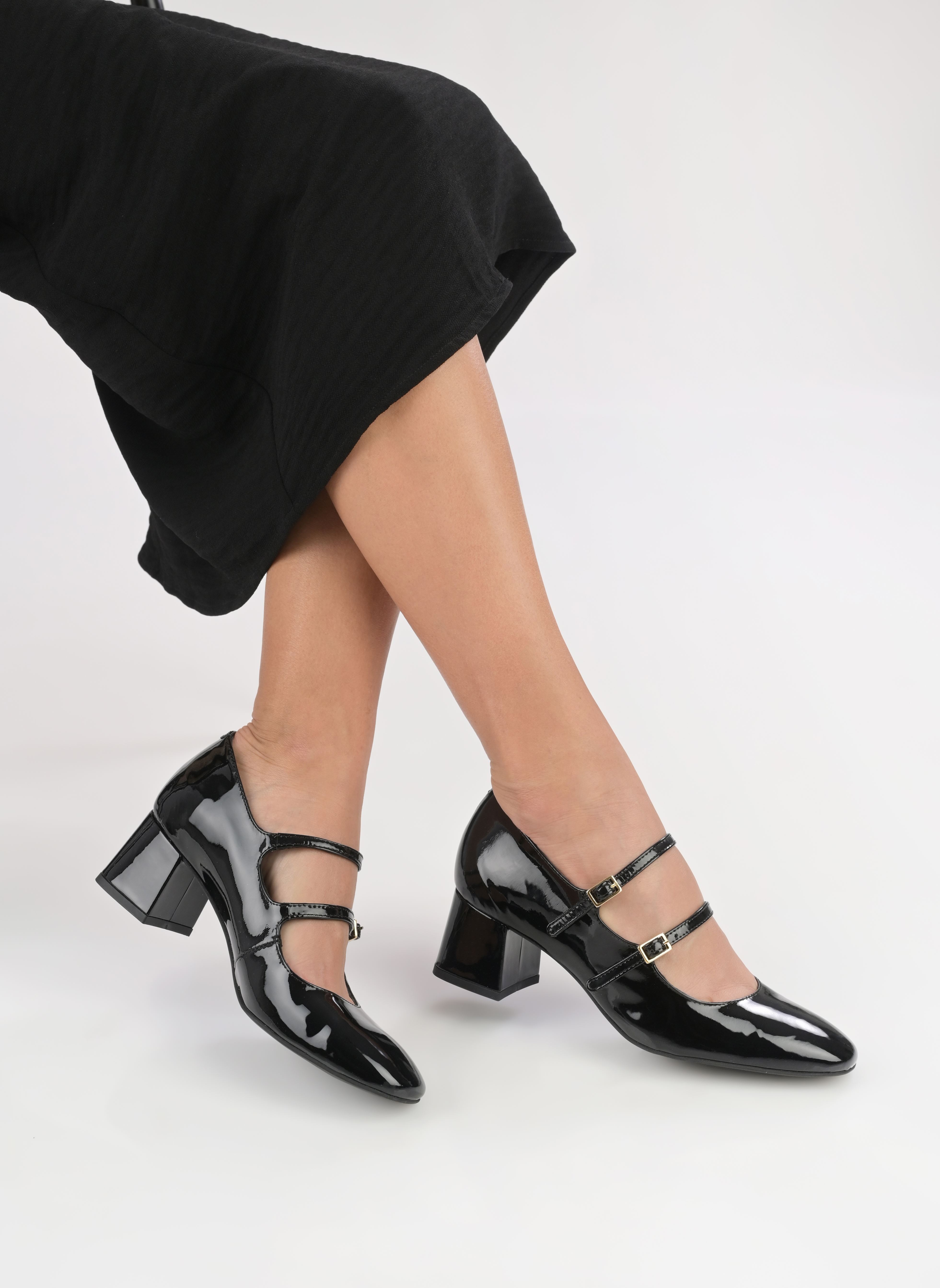 Pumps mit Riemchen Babi damen schwarz Georgia Rose Pumps mit Riemchen Babi damen schwarz Noir