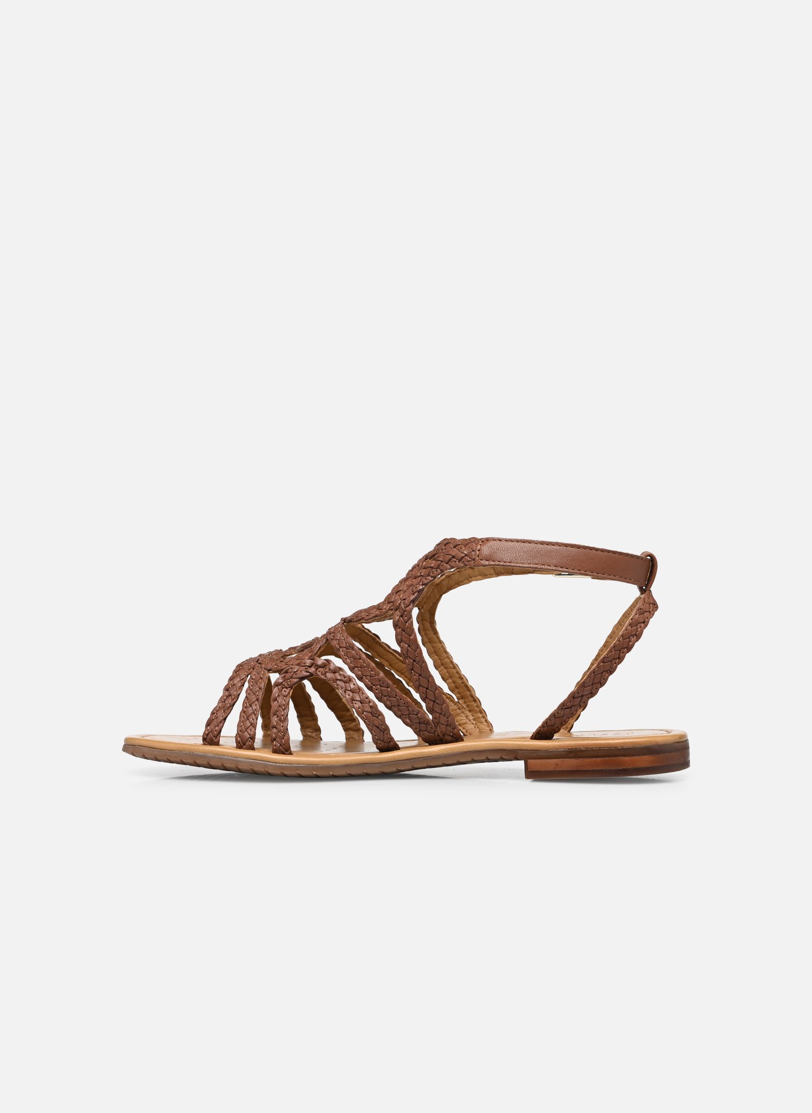 Sandalen D SOZY S A - GOAT LEA damen braun Geox Sandalen D SOZY S A - GOAT LEA damen braun Brun