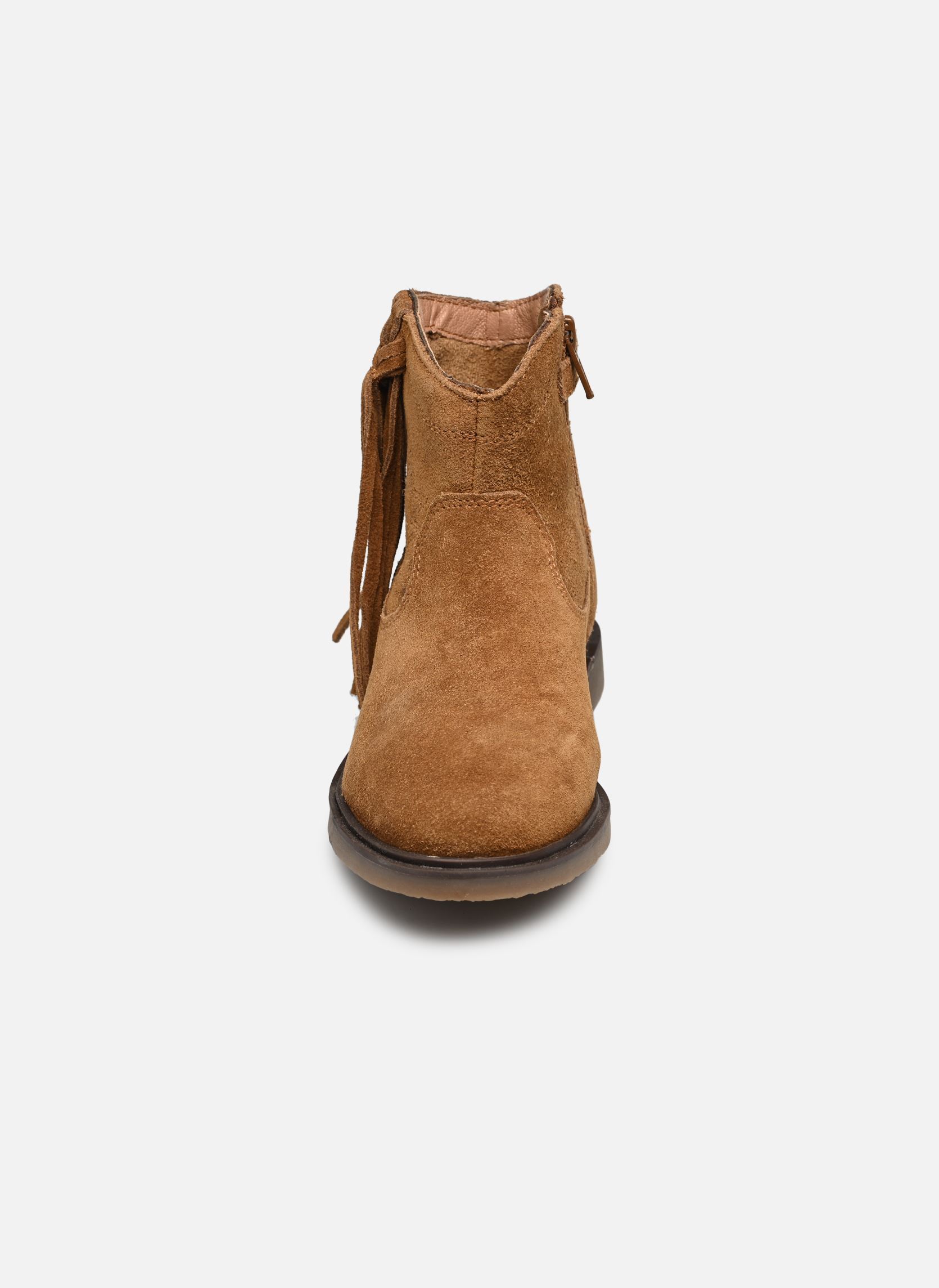 Enkellaarsjes KEWARN LEATHER meisjes bruin Rose et Martin Enkellaarsjes KEWARN LEATHER meisjes bruin Cognac