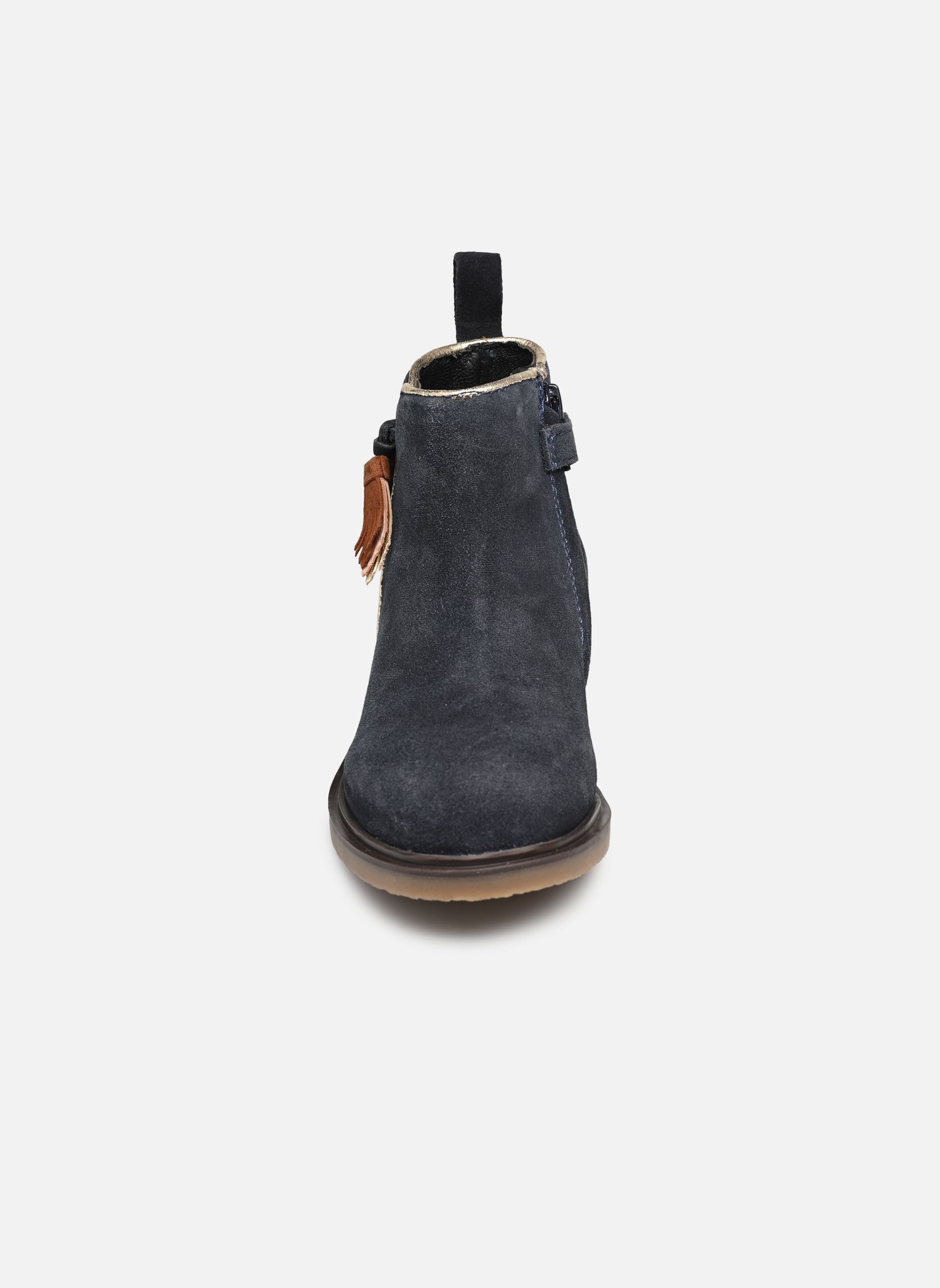 Enkellaarsjes KATINA LEATHER meisjes blauw Rose et Martin Enkellaarsjes KATINA LEATHER meisjes blauw Marine