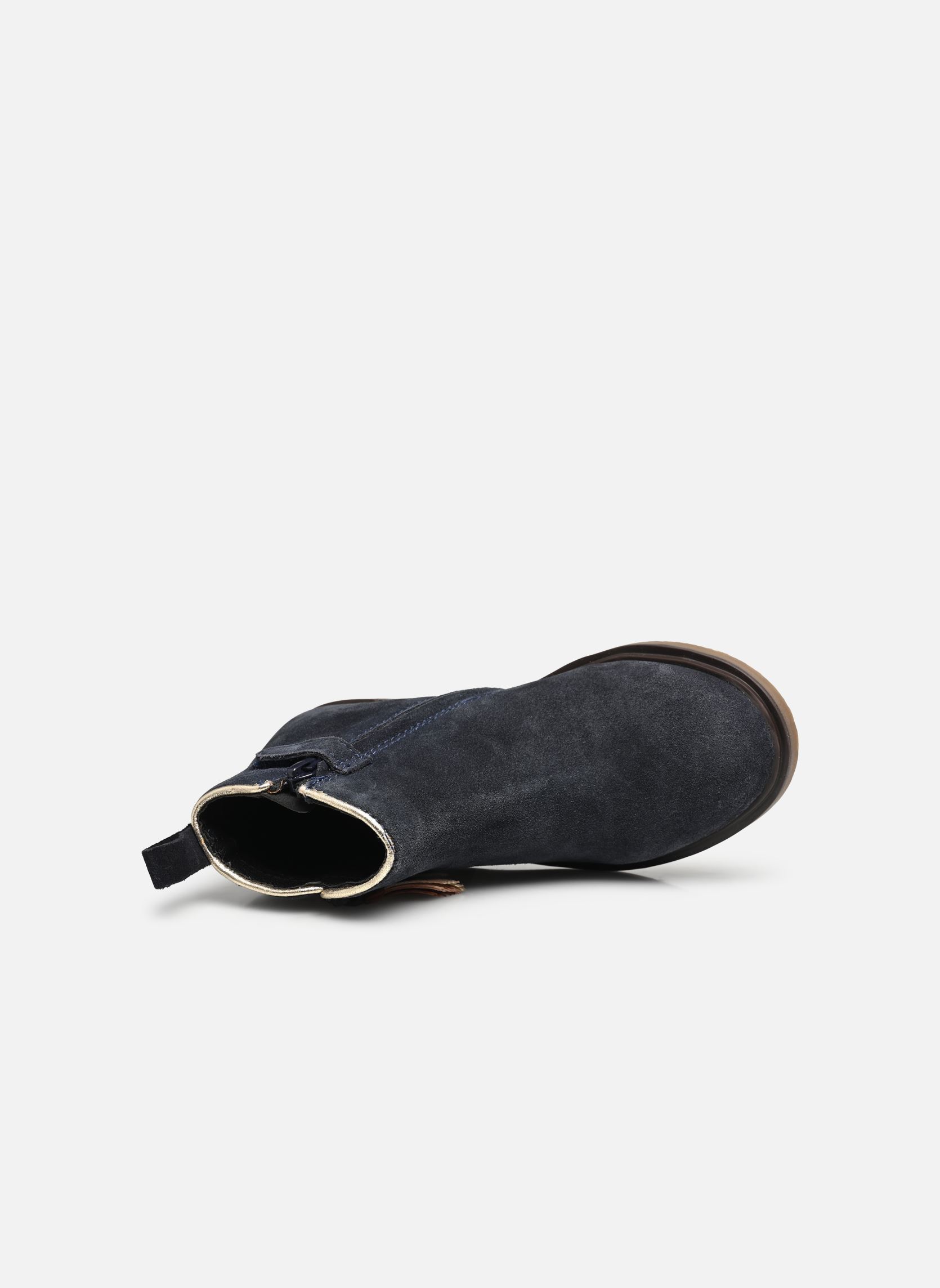 Enkellaarsjes KATINA LEATHER meisjes blauw Rose et Martin Enkellaarsjes KATINA LEATHER meisjes blauw Marine