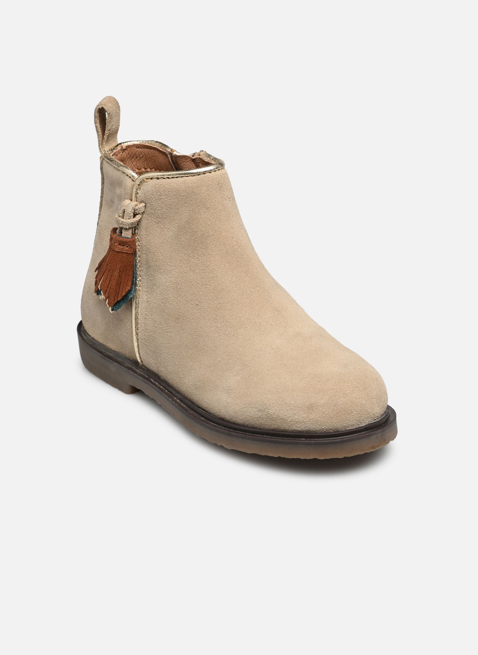 Stiefeletten / Ankle Boots KATINA LEATHER mädchen beige Rose et Martin Stiefeletten / Ankle Boots KATINA LEATHER mädchen beige Cognac