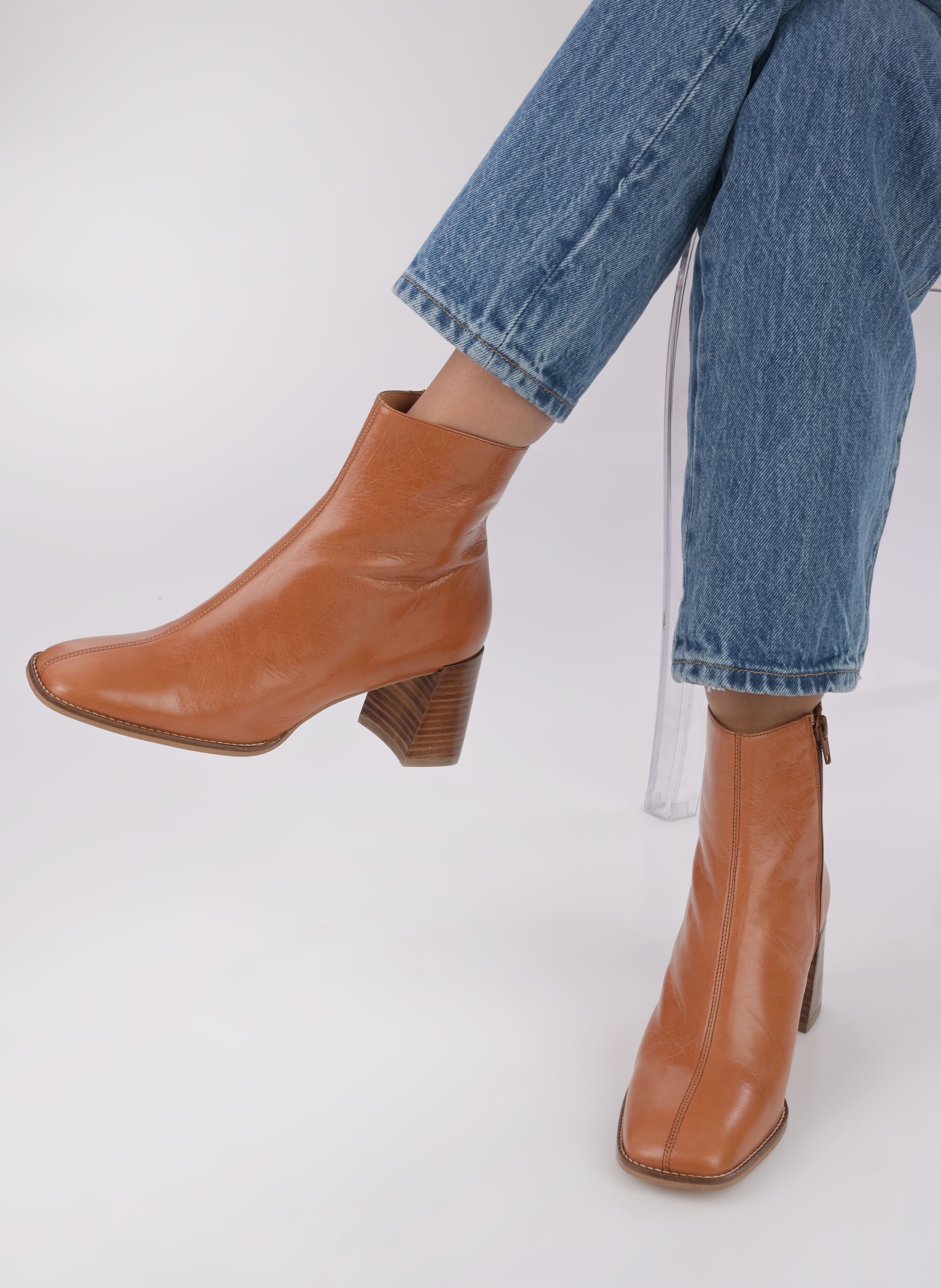 Bottines et boots Esmée femme marron Georgia Rose Bottines et boots Esmée femme marron Cognac