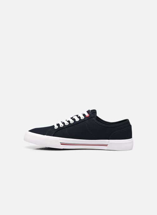 Baskets Tommy Hilfiger CORE CORPORATE VULC CANVAS Bleu vue face