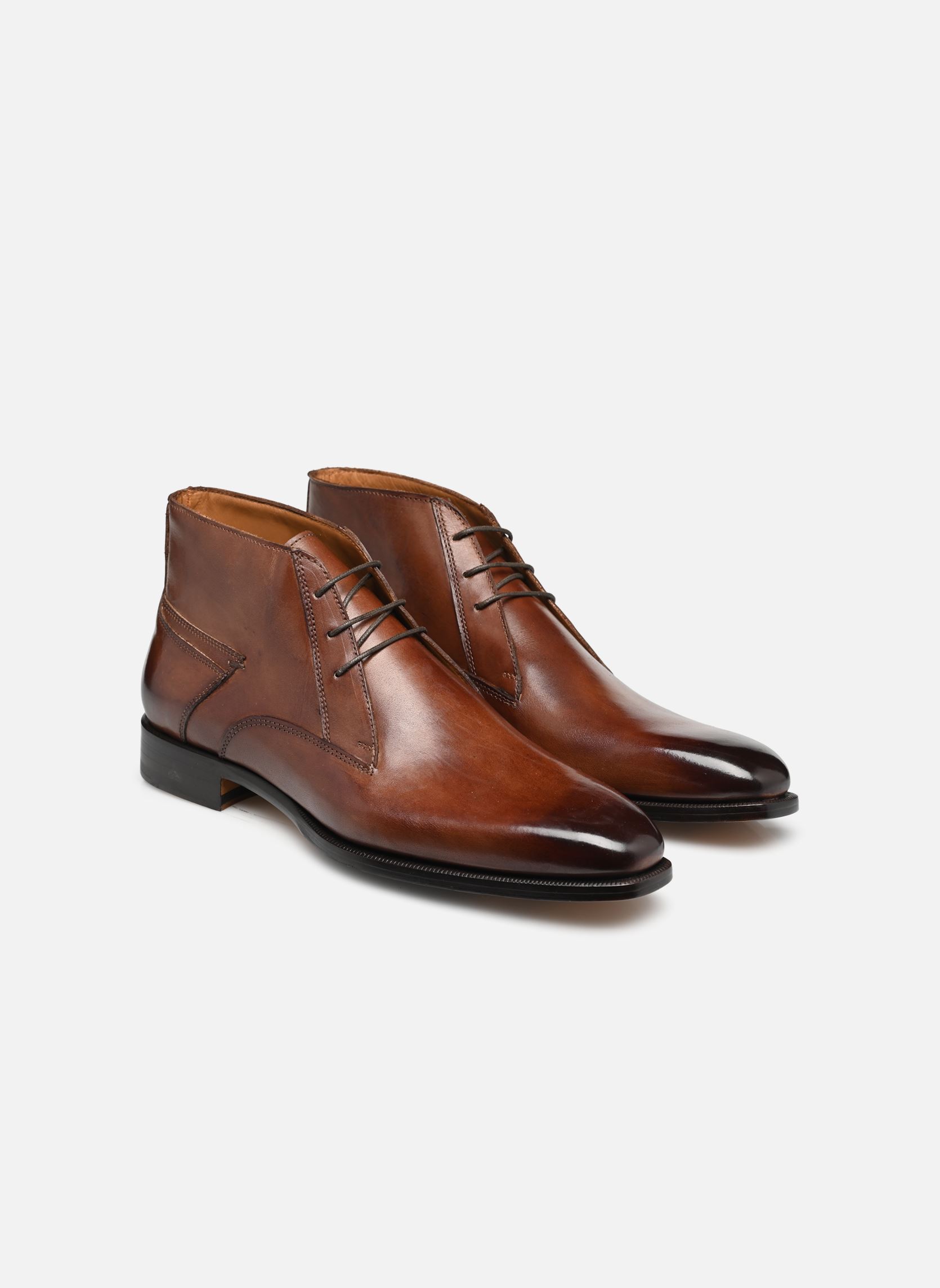 Bottines et bottes DUNA COUSU BLAKE homme marron Marvin&Co Luxe Bottines et bottes DUNA COUSU BLAKE homme marron Cognac