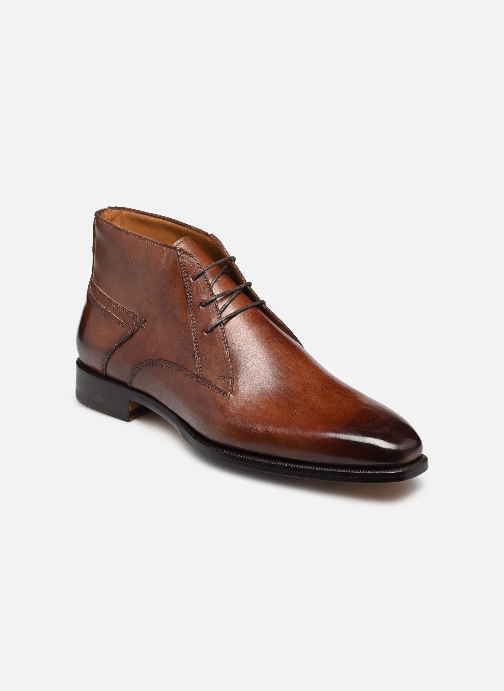 Bottines et bottes DUNA COUSU BLAKE homme marron Marvin&Co Luxe Bottines et bottes DUNA COUSU BLAKE homme marron Cognac