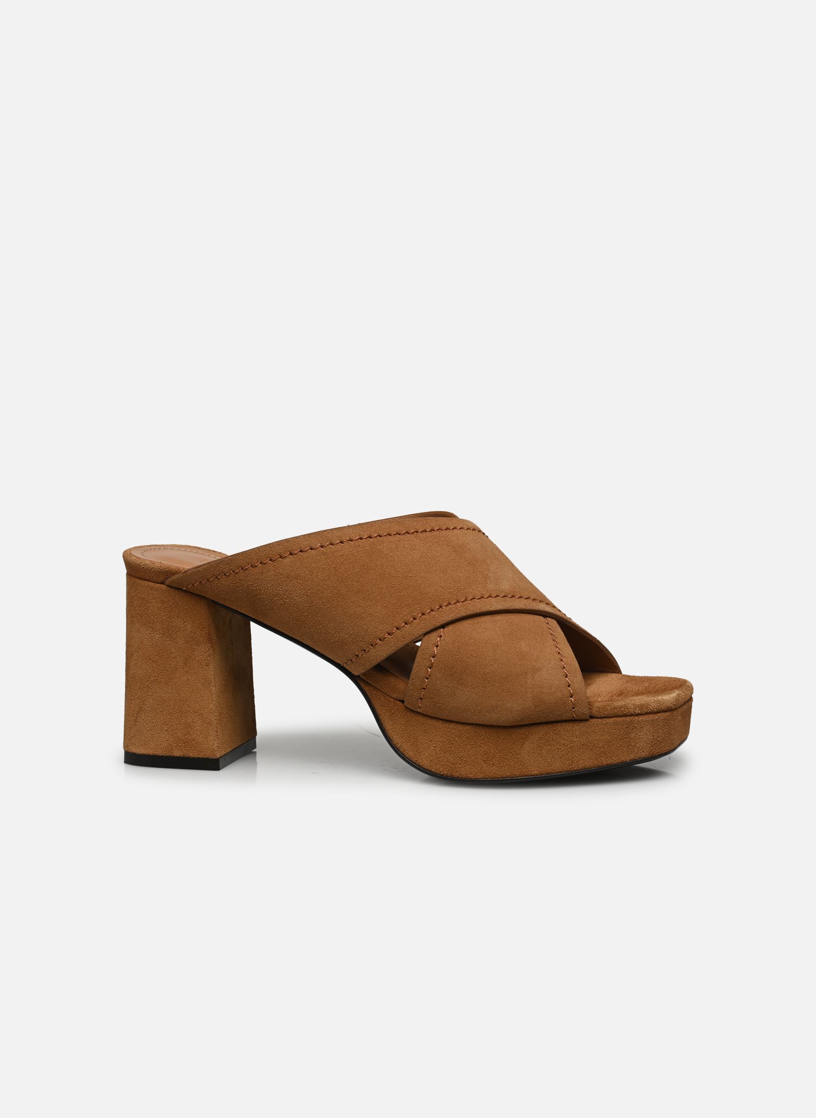 Pantoletten Juliette 5 Cross Mule damen braun Free Lance Pantoletten Juliette 5 Cross Mule damen braun CUIR VELOURS BISCUIT