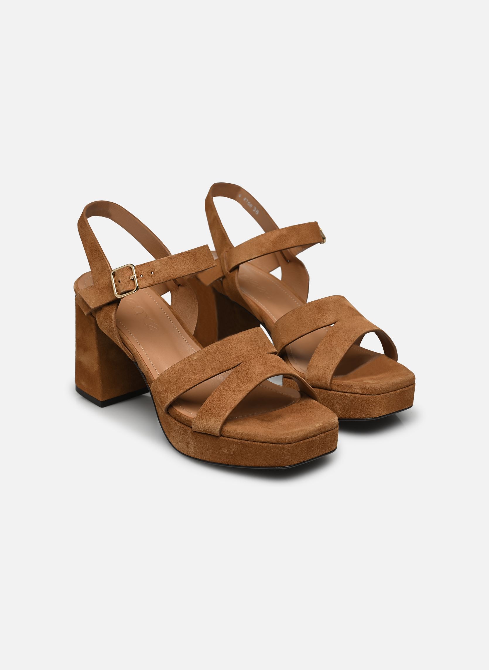 Sandales Juliette 5 Daily femme marron Free Lance Sandales Juliette 5 Daily femme marron CUIR VELOURS BISCUIT