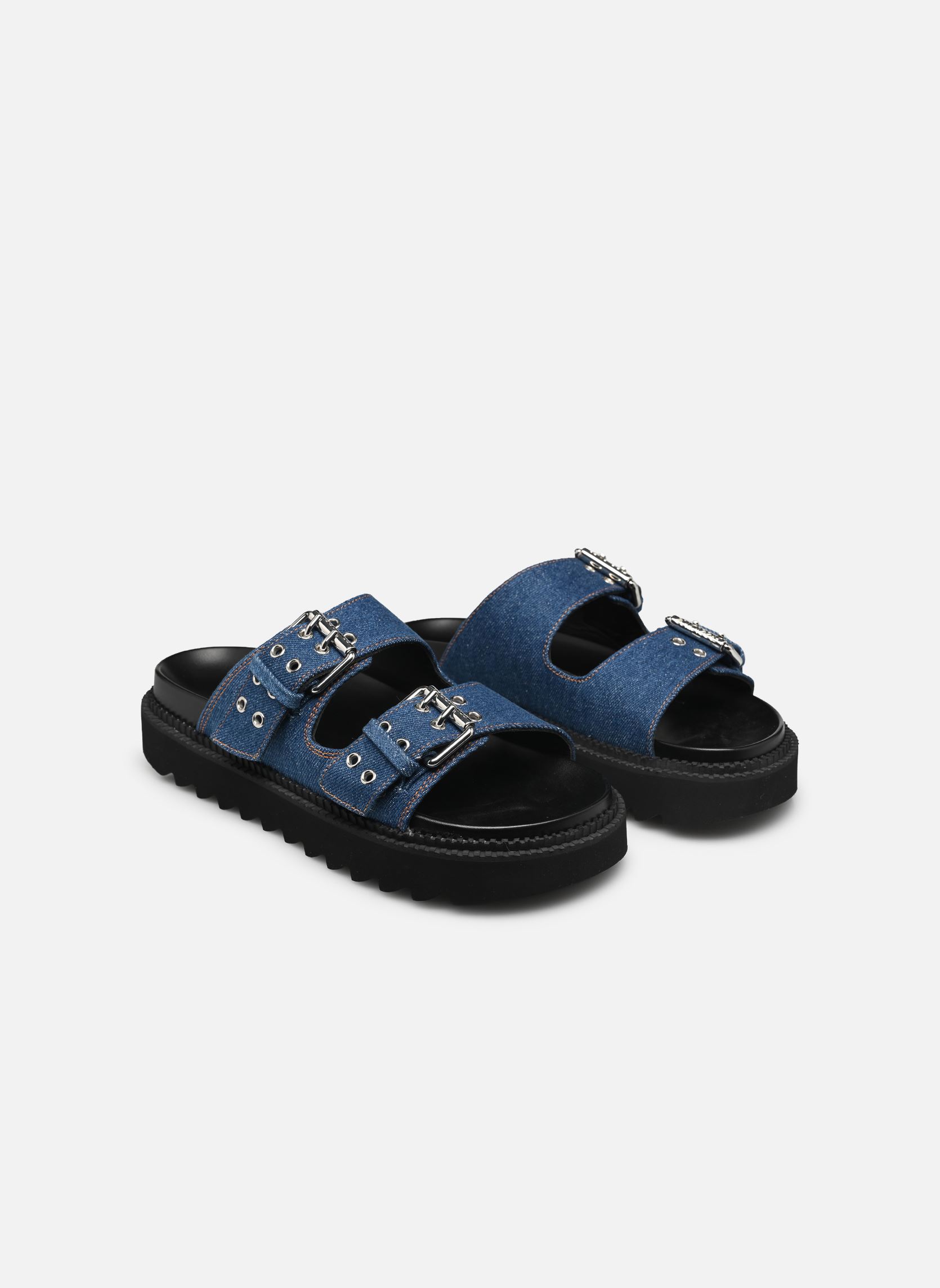 Pantoletten und Clogs Knife Mule damen blau Free Lance Pantoletten und Clogs Knife Mule damen blau JEAN