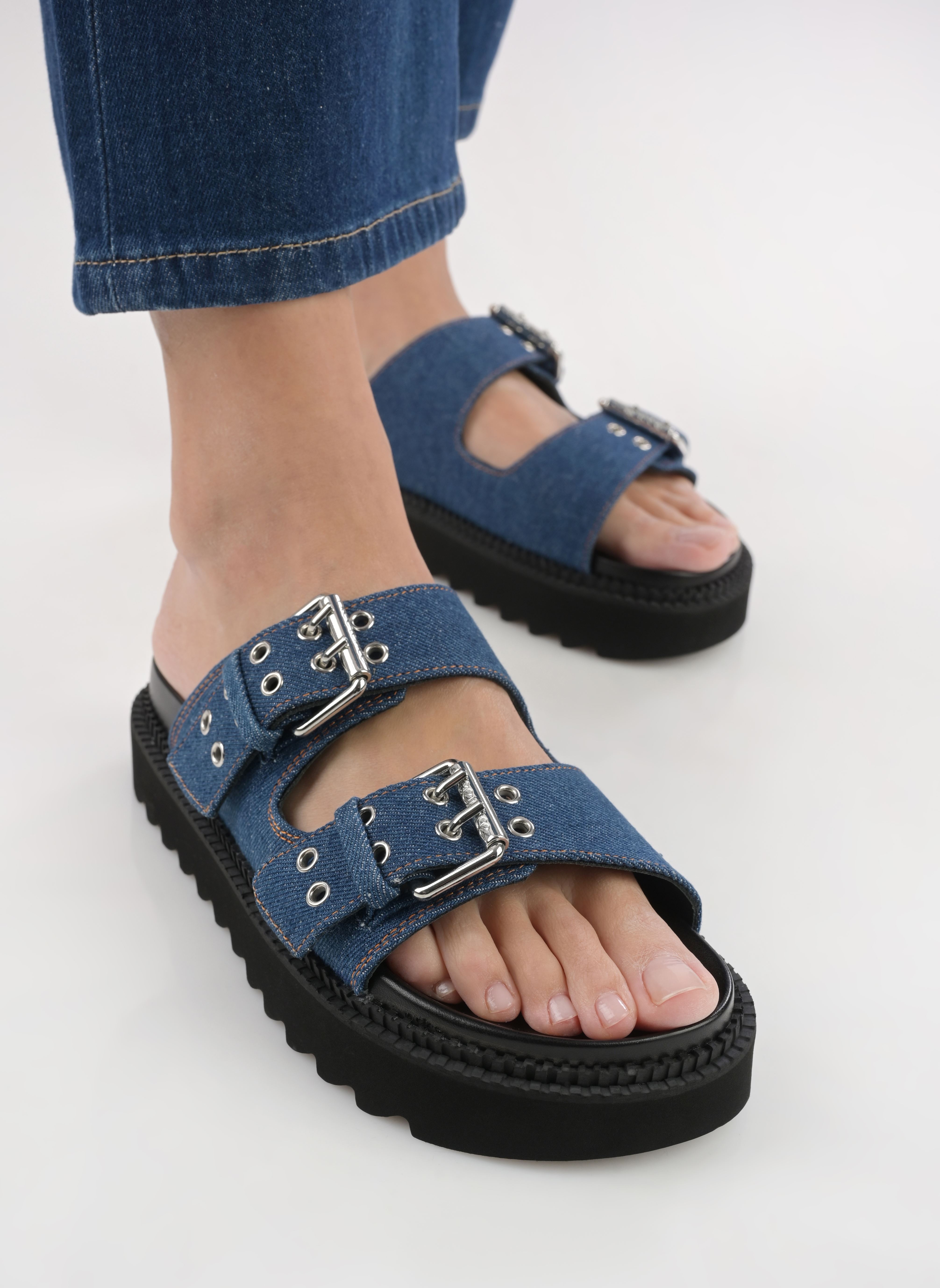 Pantoletten und Clogs Knife Mule damen blau Free Lance Pantoletten und Clogs Knife Mule damen blau JEAN