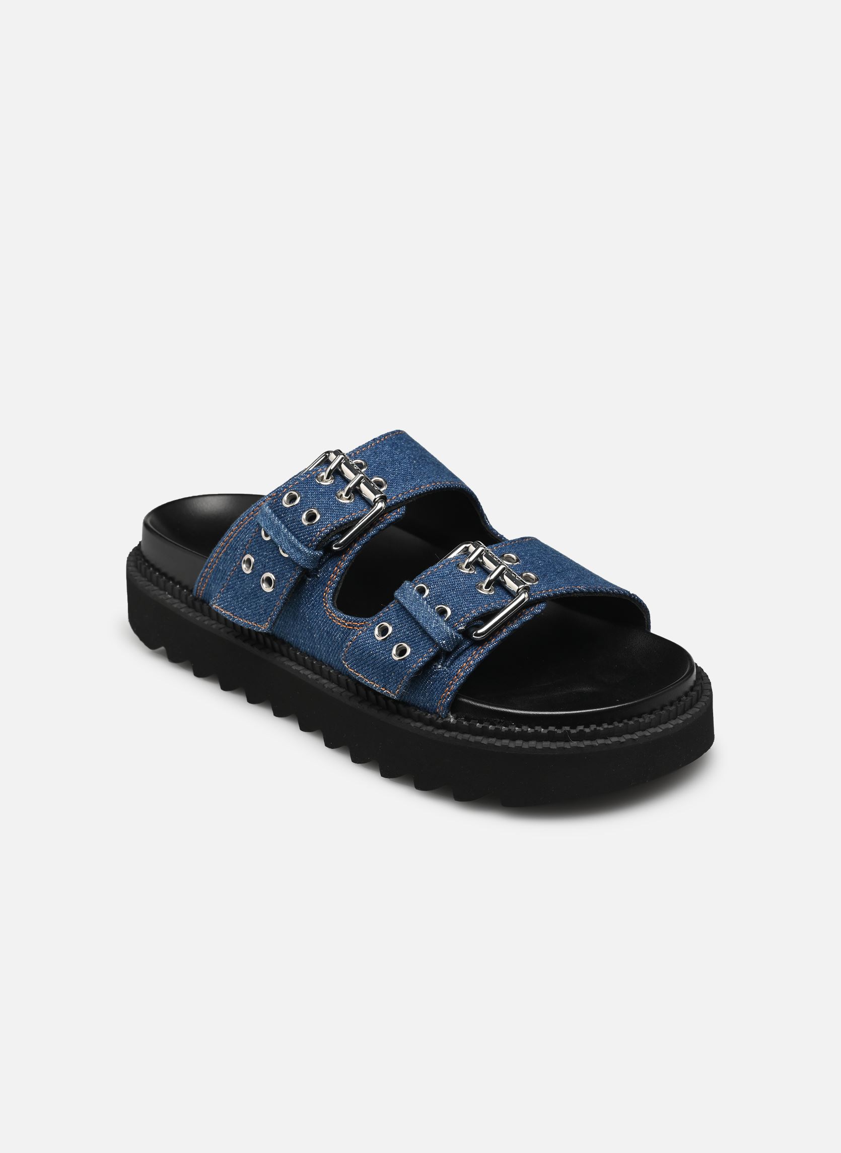 Pantoletten und Clogs Knife Mule damen blau Free Lance Pantoletten und Clogs Knife Mule damen blau JEAN