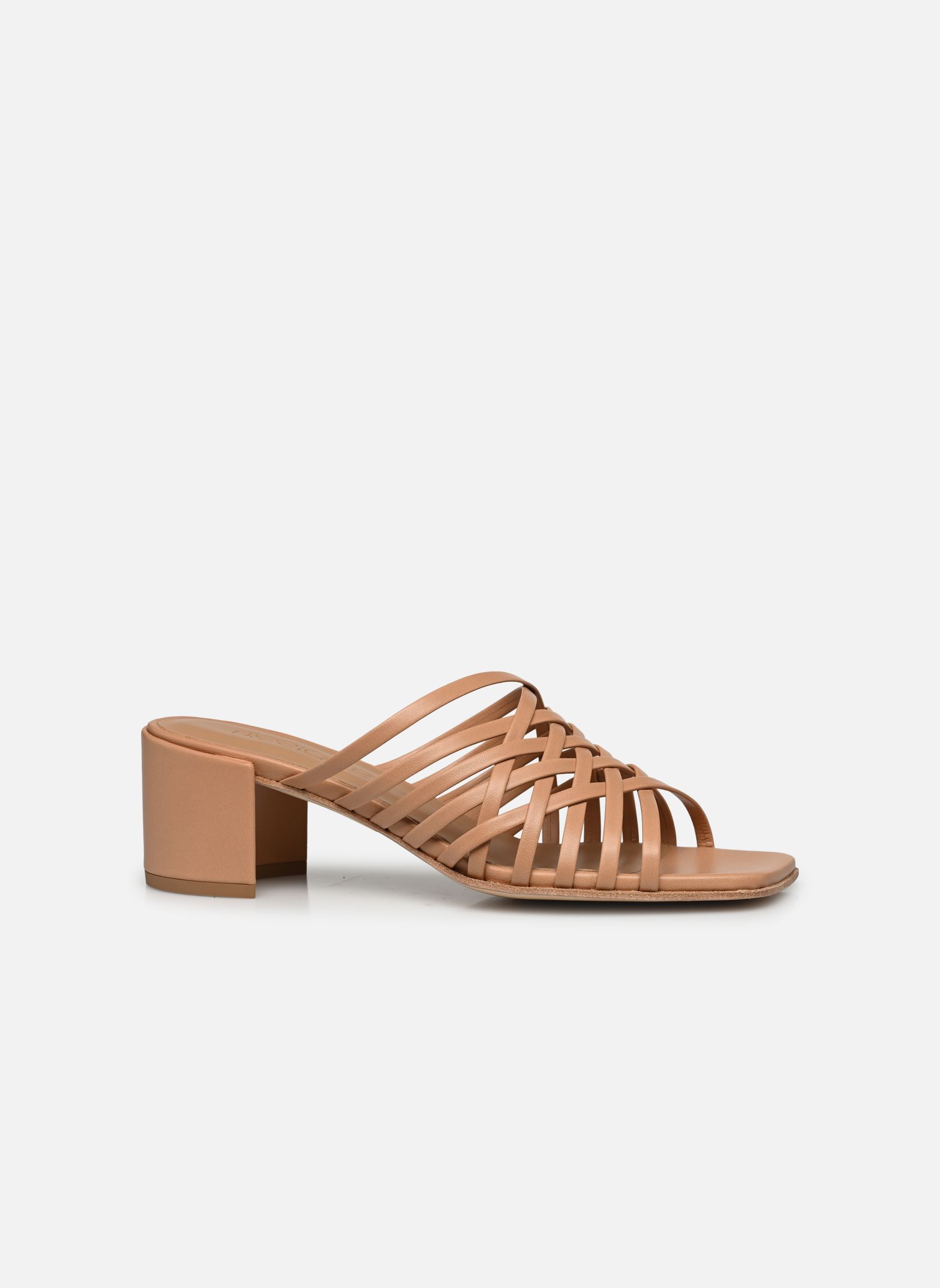 Pantoletten und Clogs Lyra 50 damen beige Free Lance Pantoletten und Clogs Lyra 50 damen beige CUIR NAPPA CAMEL