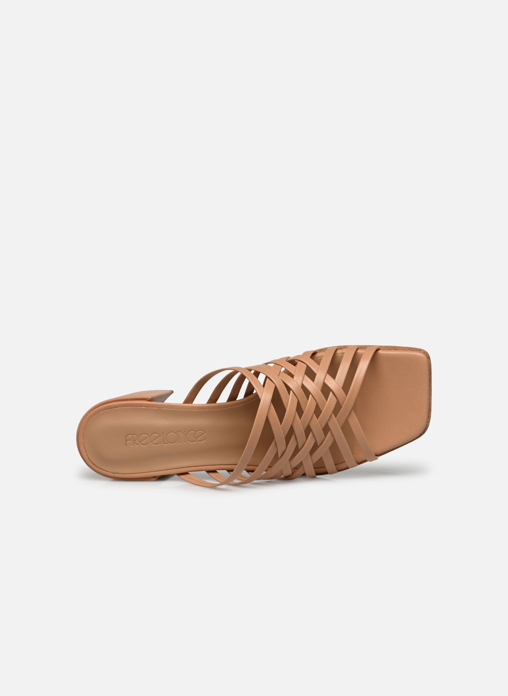 Pantoletten und Clogs Lyra 50 damen beige Free Lance Pantoletten und Clogs Lyra 50 damen beige CUIR NAPPA CAMEL