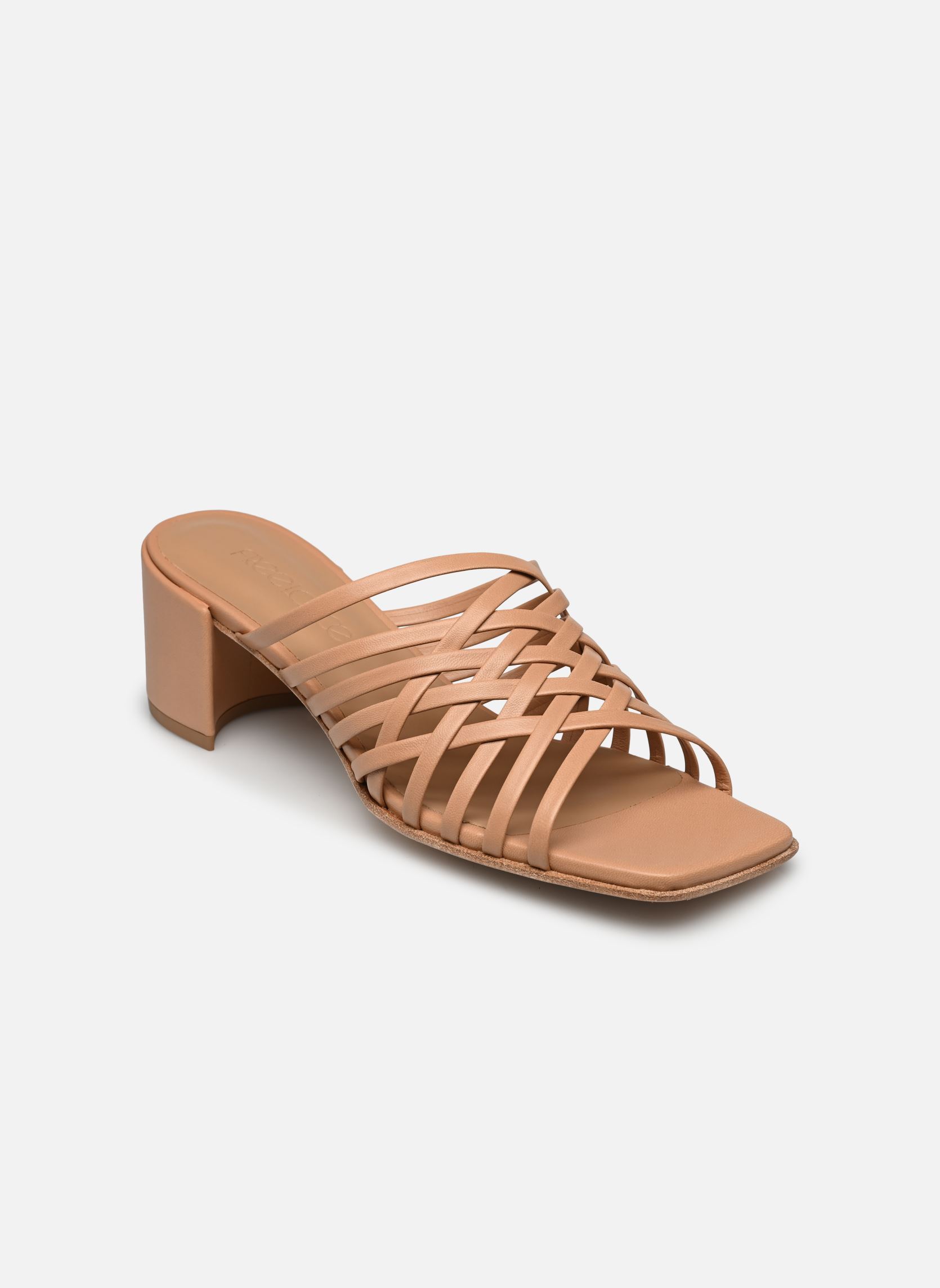Pantoletten und Clogs Lyra 50 damen beige Free Lance Pantoletten und Clogs Lyra 50 damen beige CUIR NAPPA CAMEL