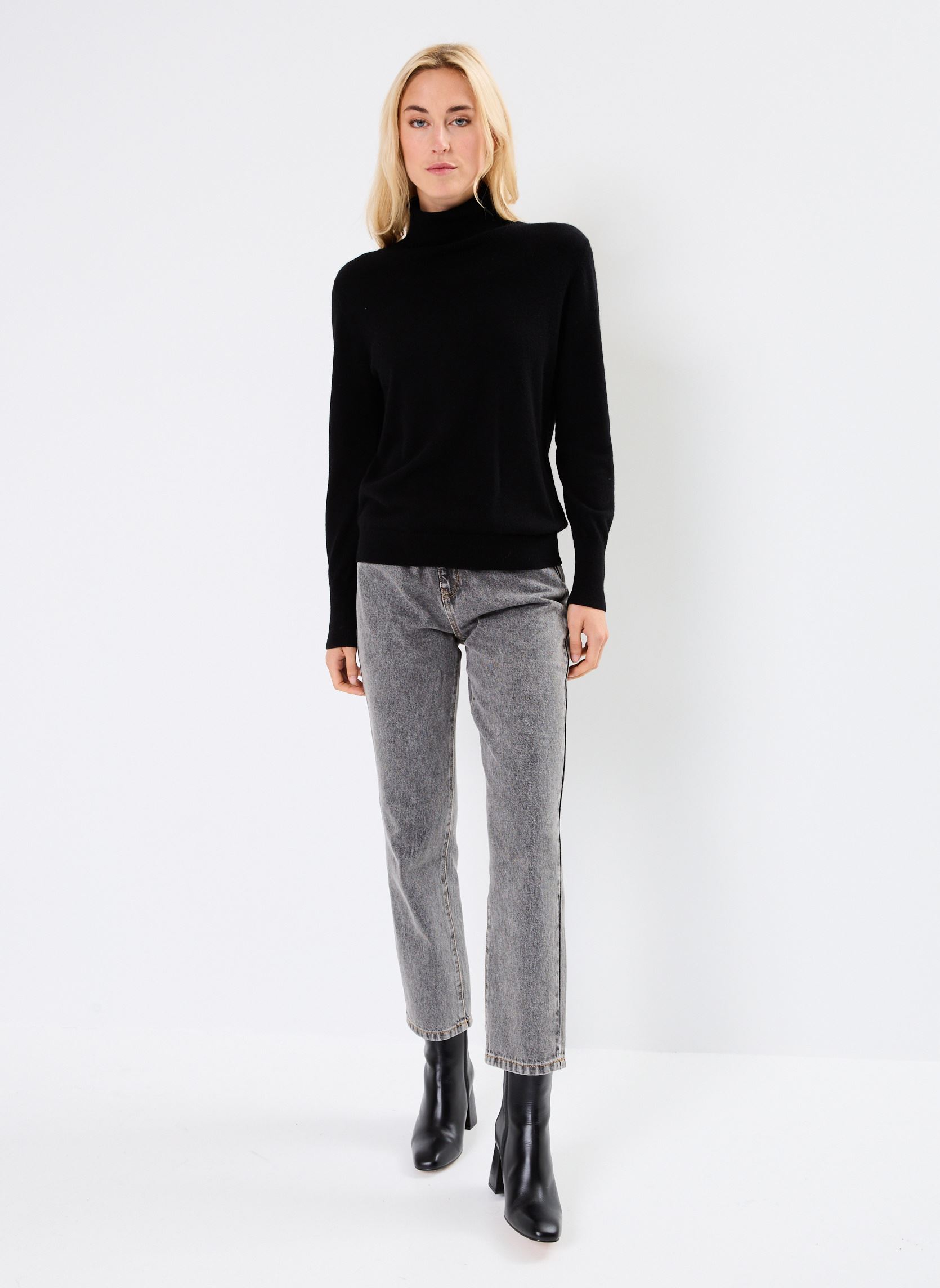 Pullover GASPARD cachemire damen schwarz Georgia Rose Pullover GASPARD cachemire damen schwarz NOIR