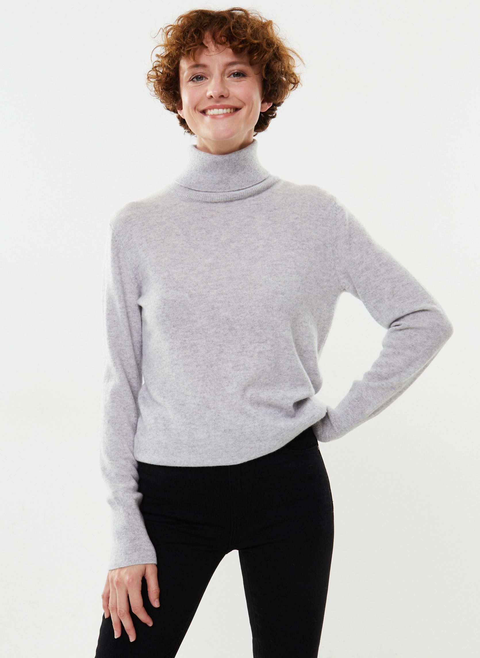 Pullover GASPARD cachemire damen grau Georgia Rose Pullover GASPARD cachemire damen grau GRIS PERLE