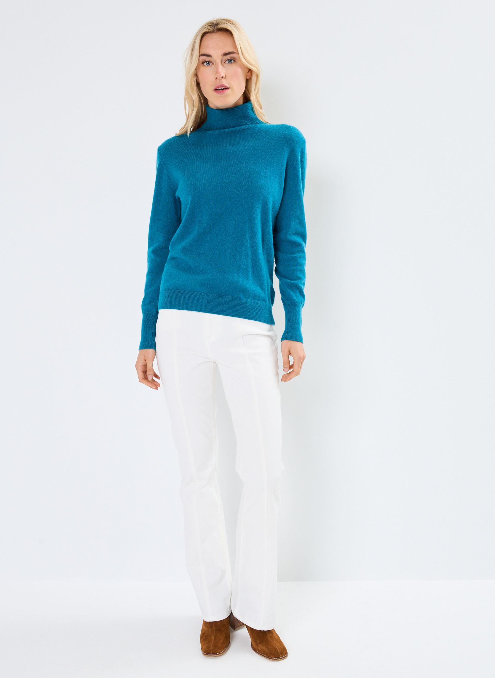 Pullover GASPARD cachemire damen blau Georgia Rose Pullover GASPARD cachemire damen blau PACIFIC