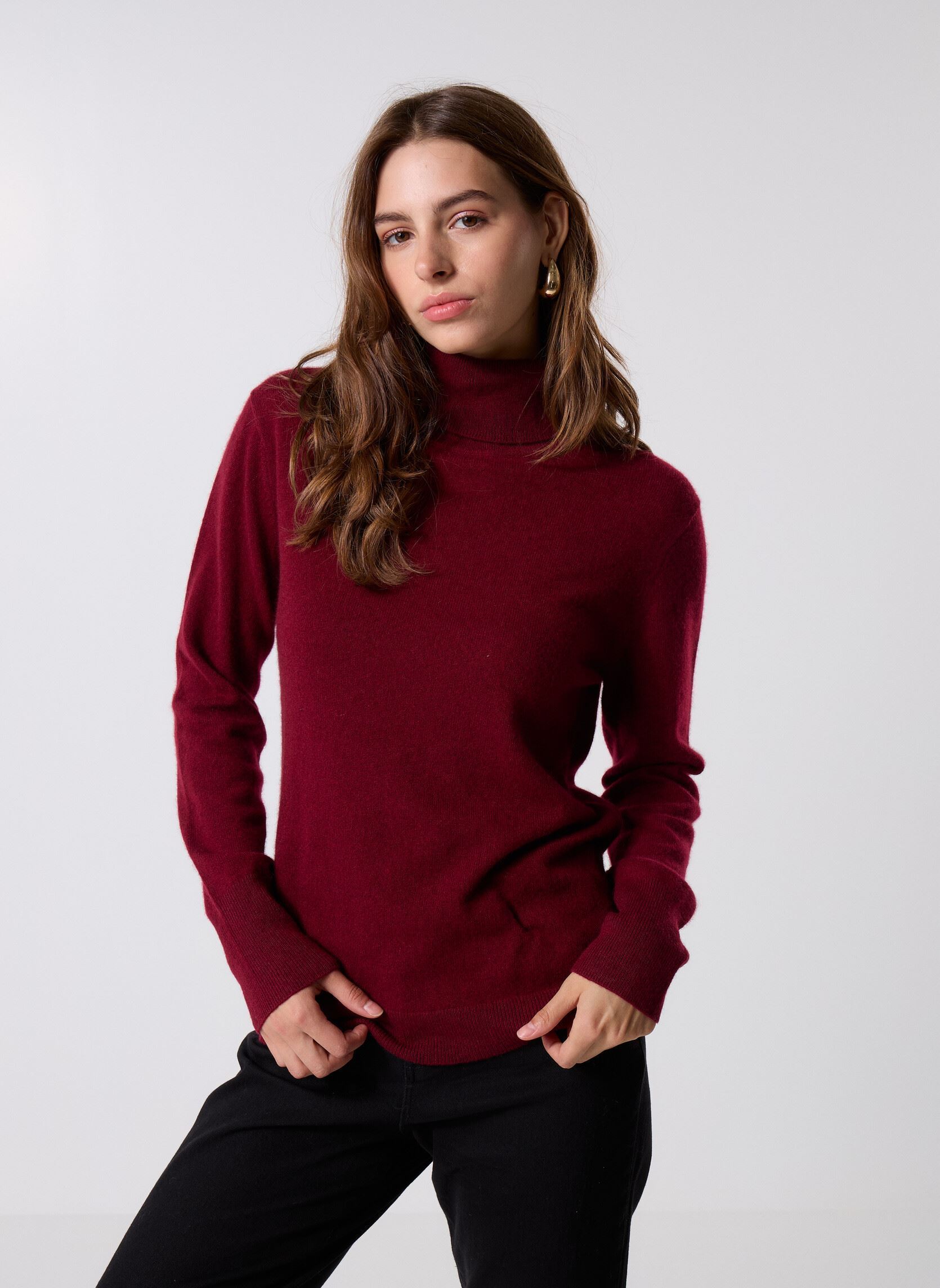 Pulls GASPARD cachemire femme bordeaux Georgia Rose Pulls GASPARD cachemire femme bordeaux CABERNET