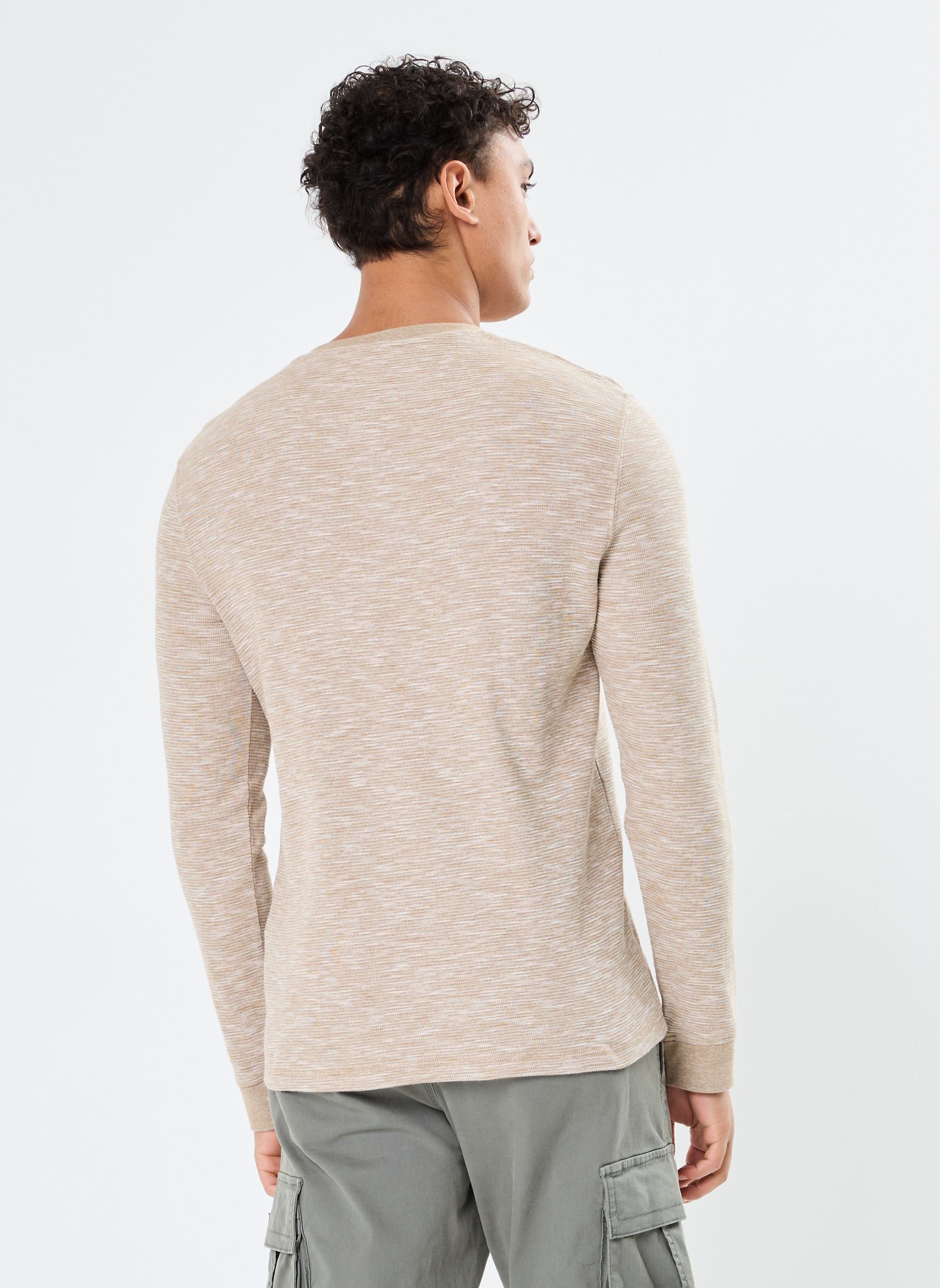 Tee-shirts manches longues LEO homme vert Marvin&Co Tee-shirts manches longues LEO homme vert Elmwood