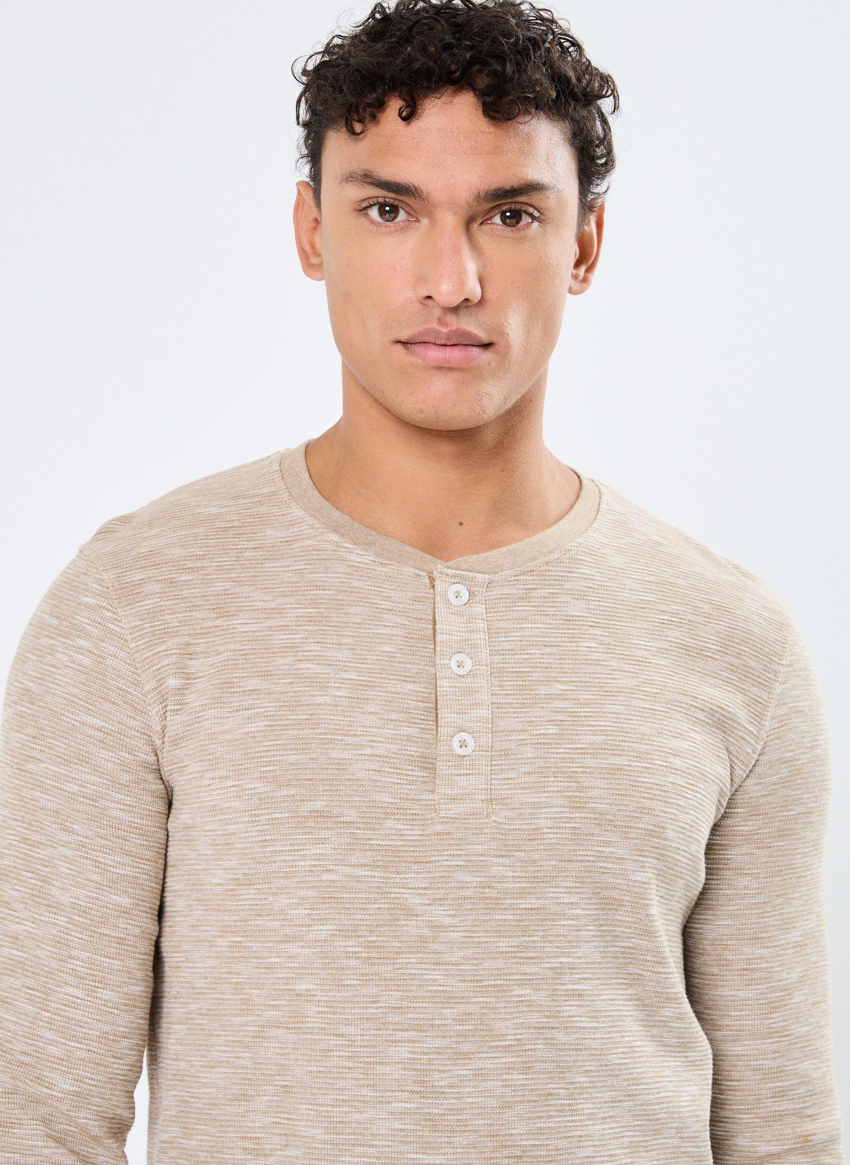 Tee-shirts manches longues LEO homme vert Marvin&Co Tee-shirts manches longues LEO homme vert Elmwood