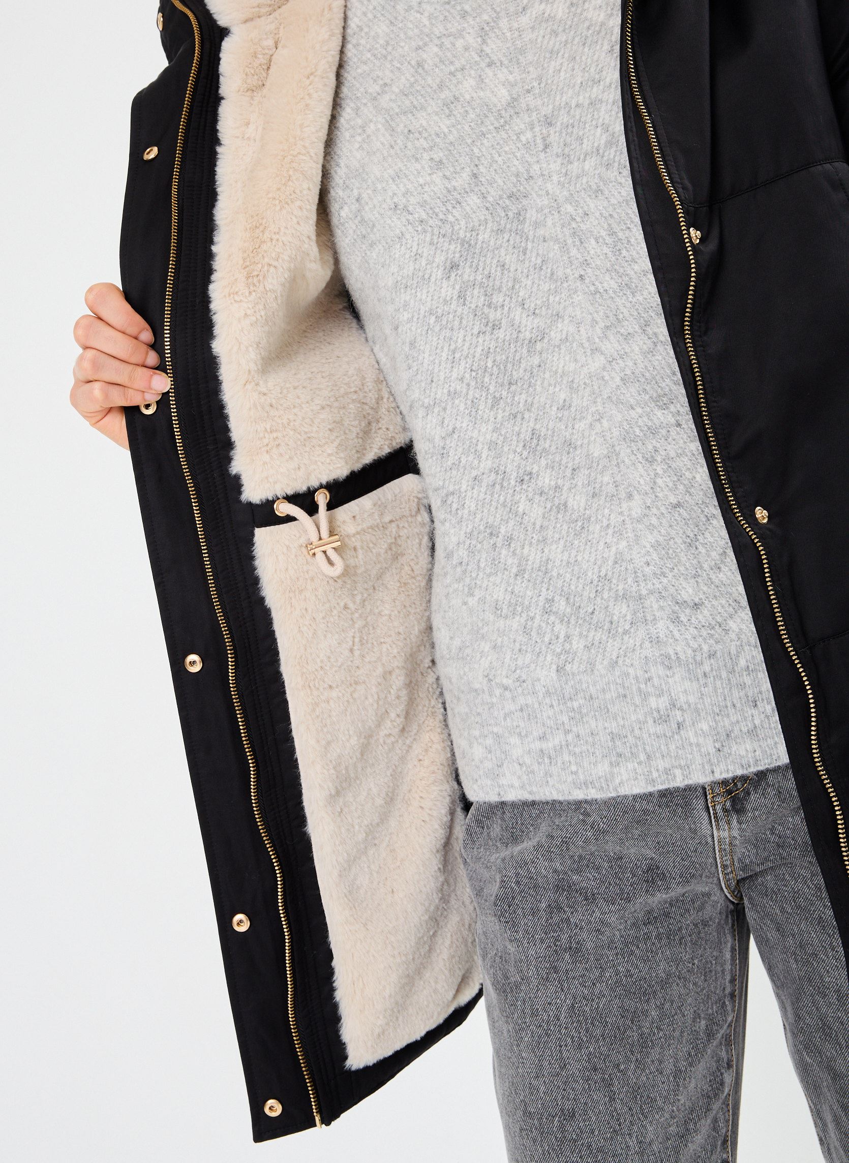 Parkas VALENCIA parka femme noir Georgia Rose Parkas VALENCIA parka femme noir JET BLACK
