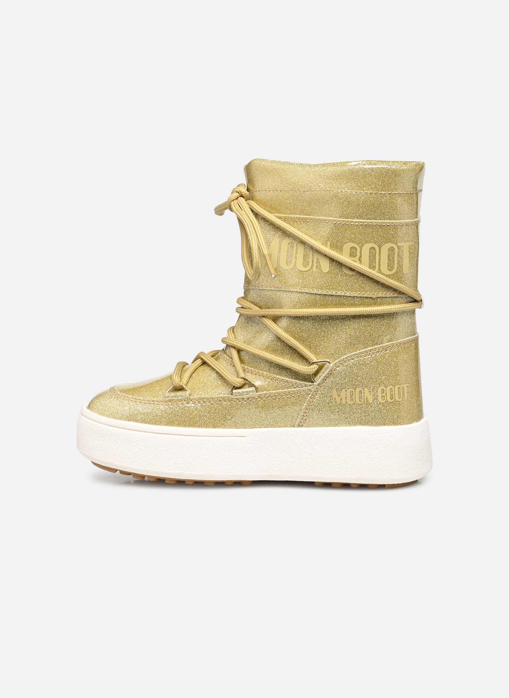 Stivali da neve MOON BOOT JTRACK TUBE GLITTER bambina oro e bronzo Moon Boot Stivali da neve MOON BOOT JTRACK TUBE GLITTER bambina oro e bronzo Gold