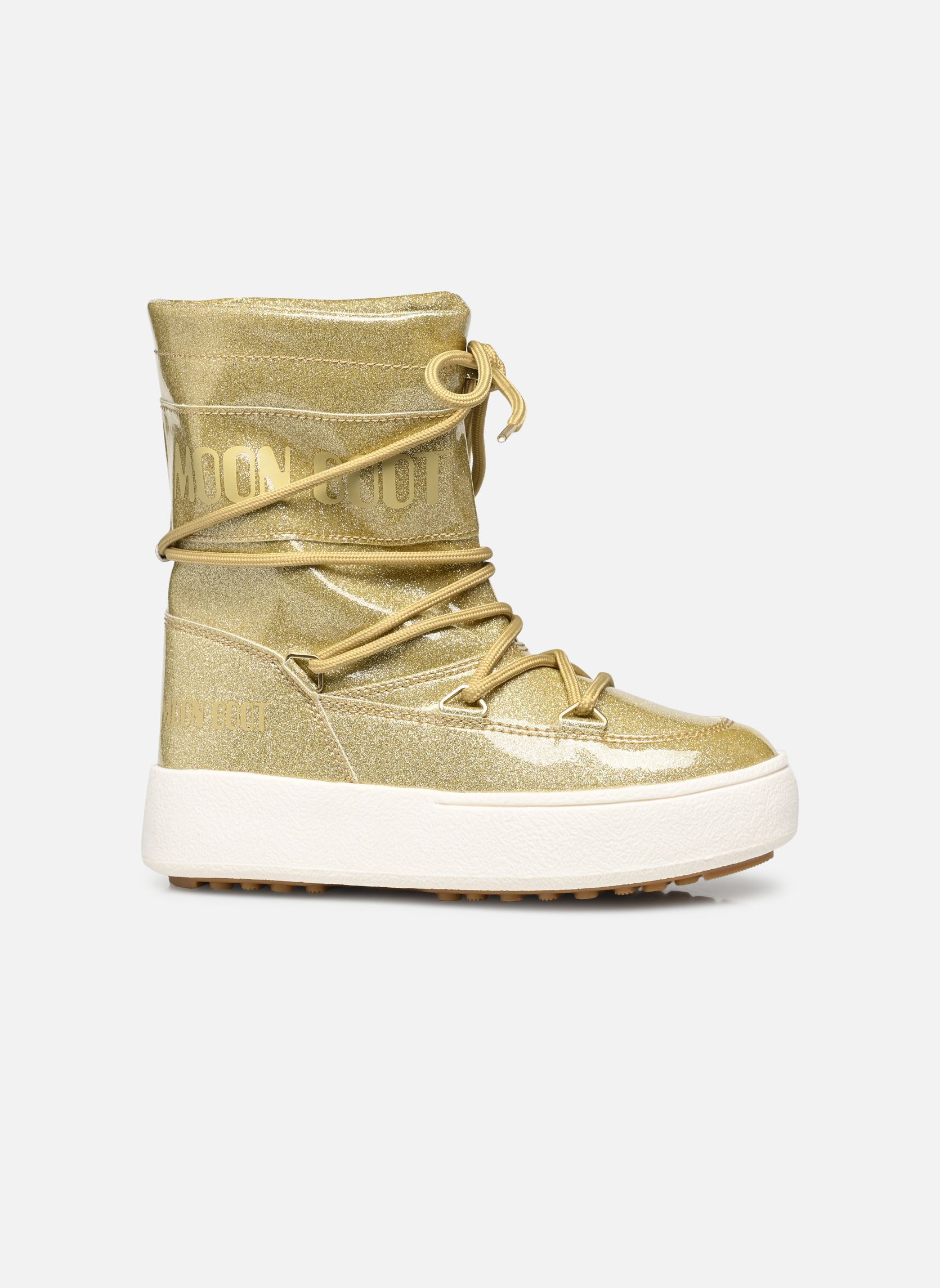 Stivali da neve MOON BOOT JTRACK TUBE GLITTER bambina oro e bronzo Moon Boot Stivali da neve MOON BOOT JTRACK TUBE GLITTER bambina oro e bronzo Gold