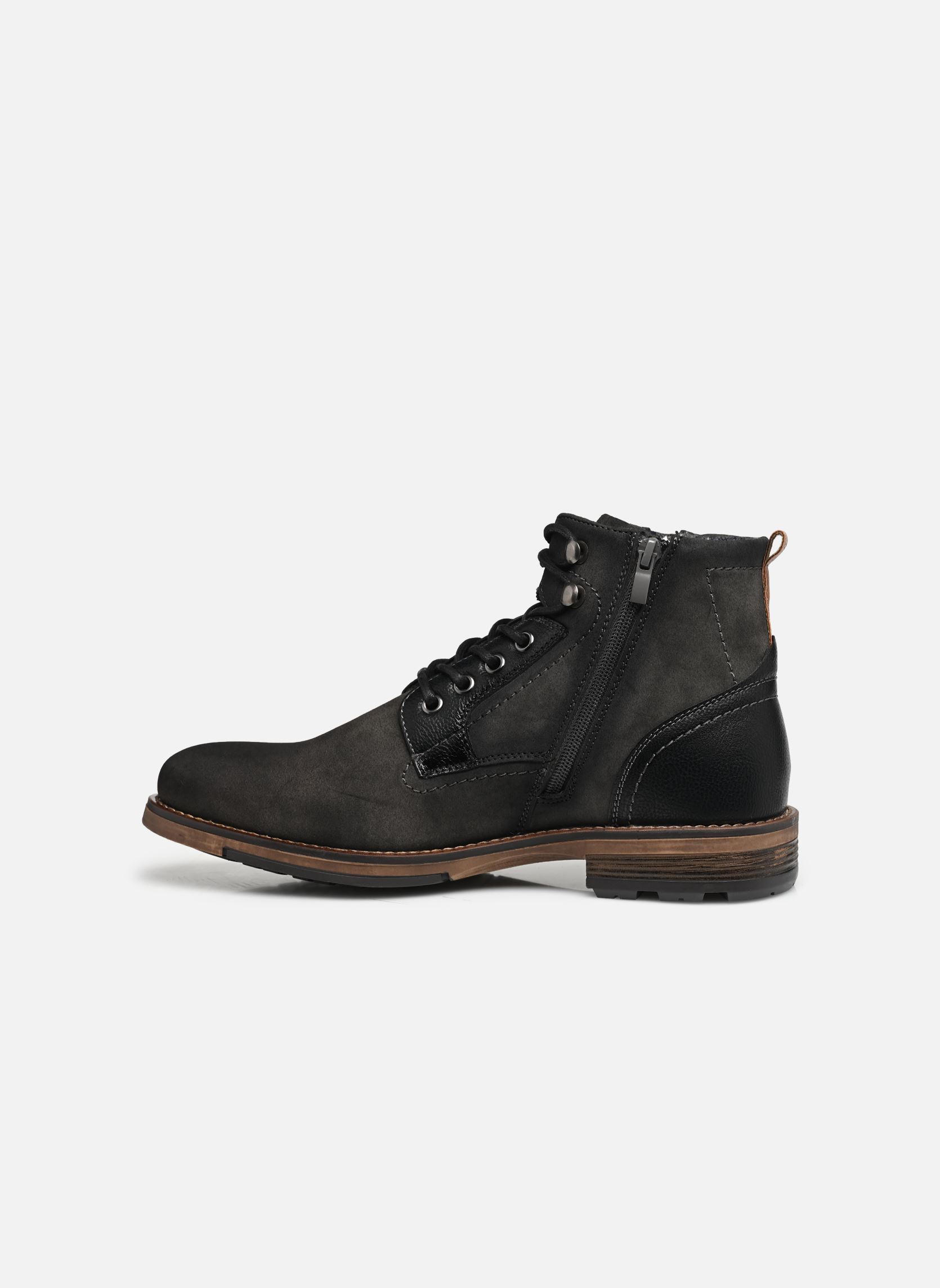 Veterlaarsjes THIZAP heren zwart I Love Shoes Veterlaarsjes THIZAP heren zwart NOIR