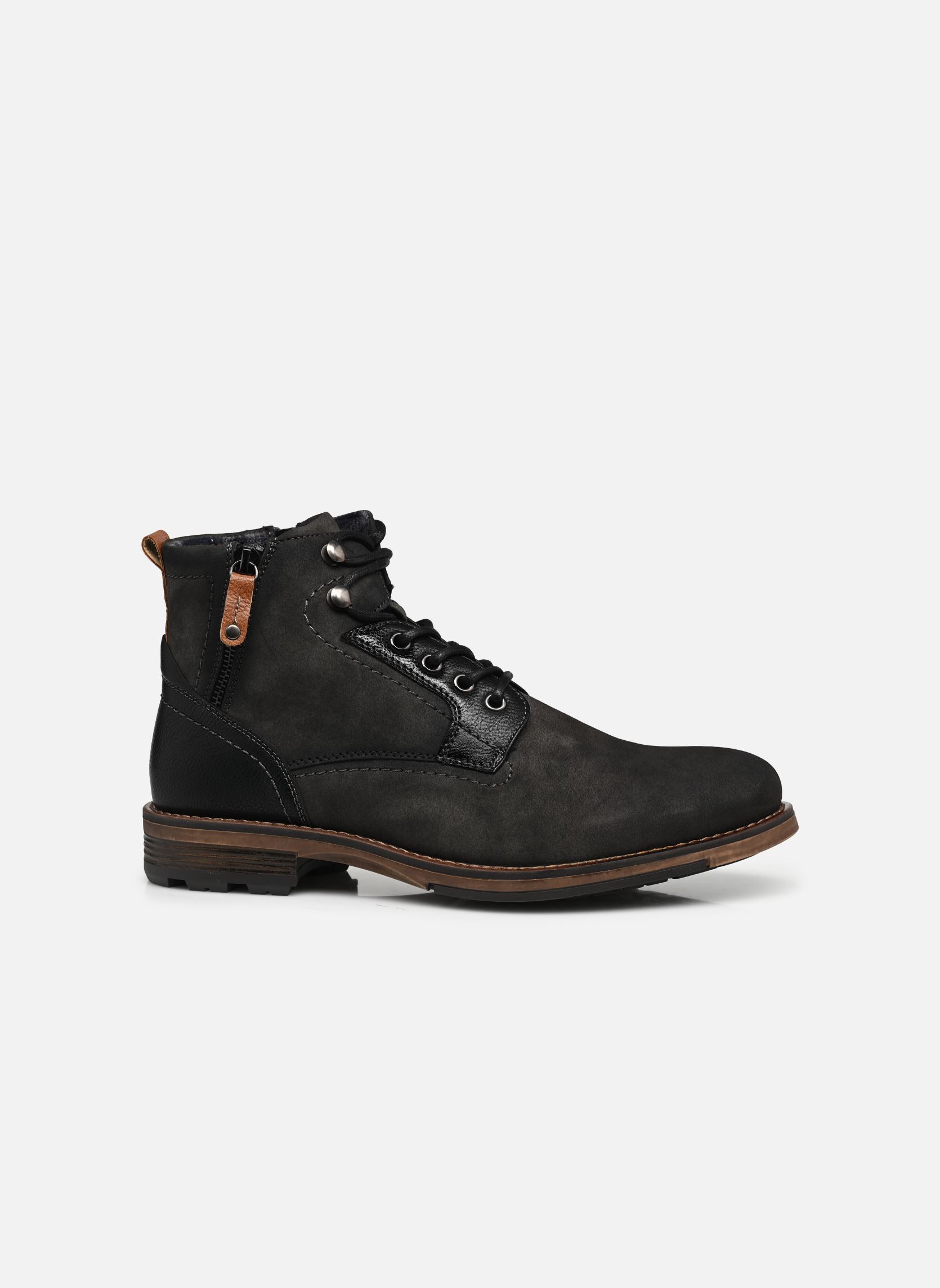 Veterlaarsjes THIZAP heren zwart I Love Shoes Veterlaarsjes THIZAP heren zwart NOIR
