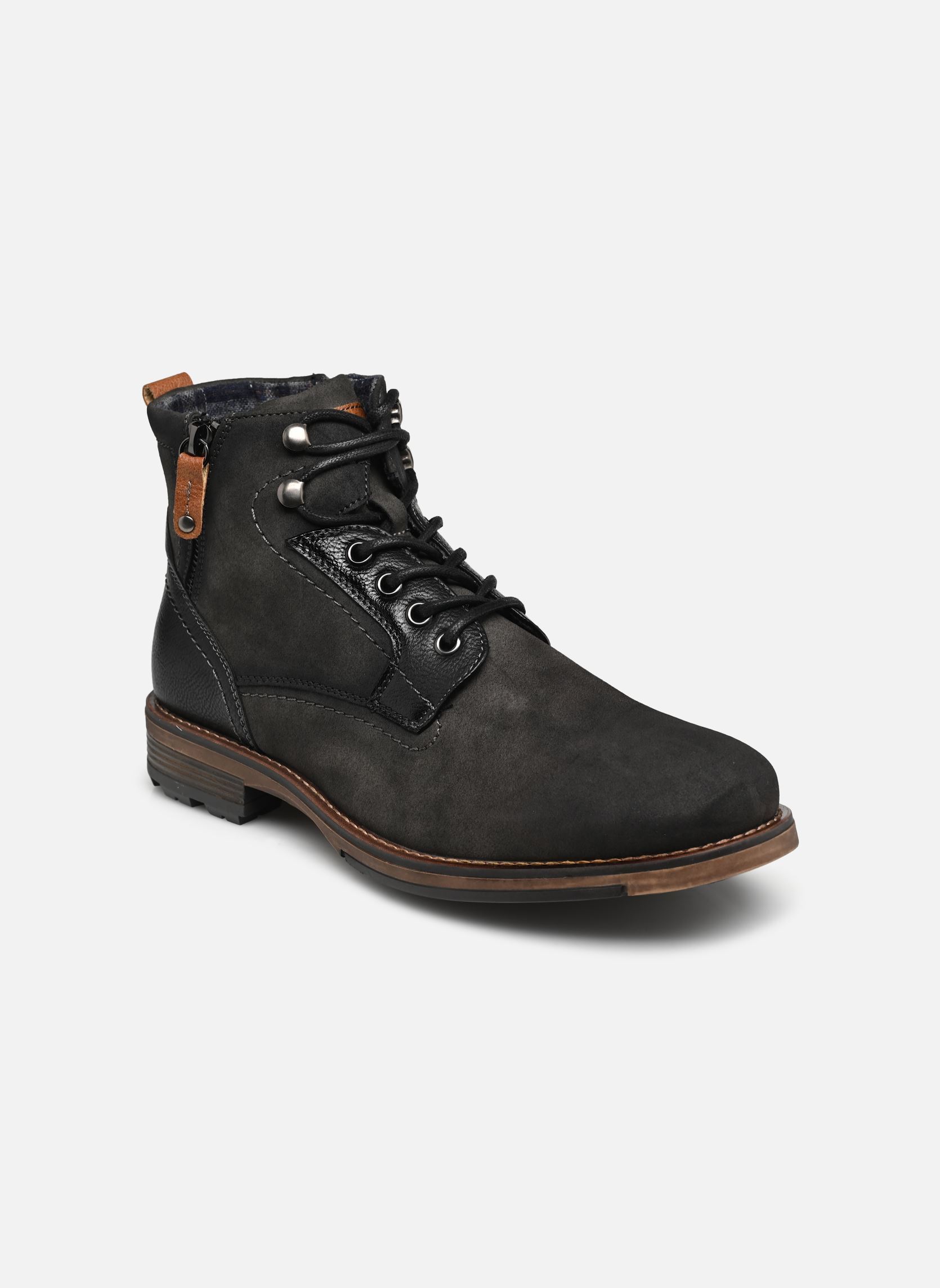 Veterlaarsjes THIZAP heren zwart I Love Shoes Veterlaarsjes THIZAP heren zwart NOIR