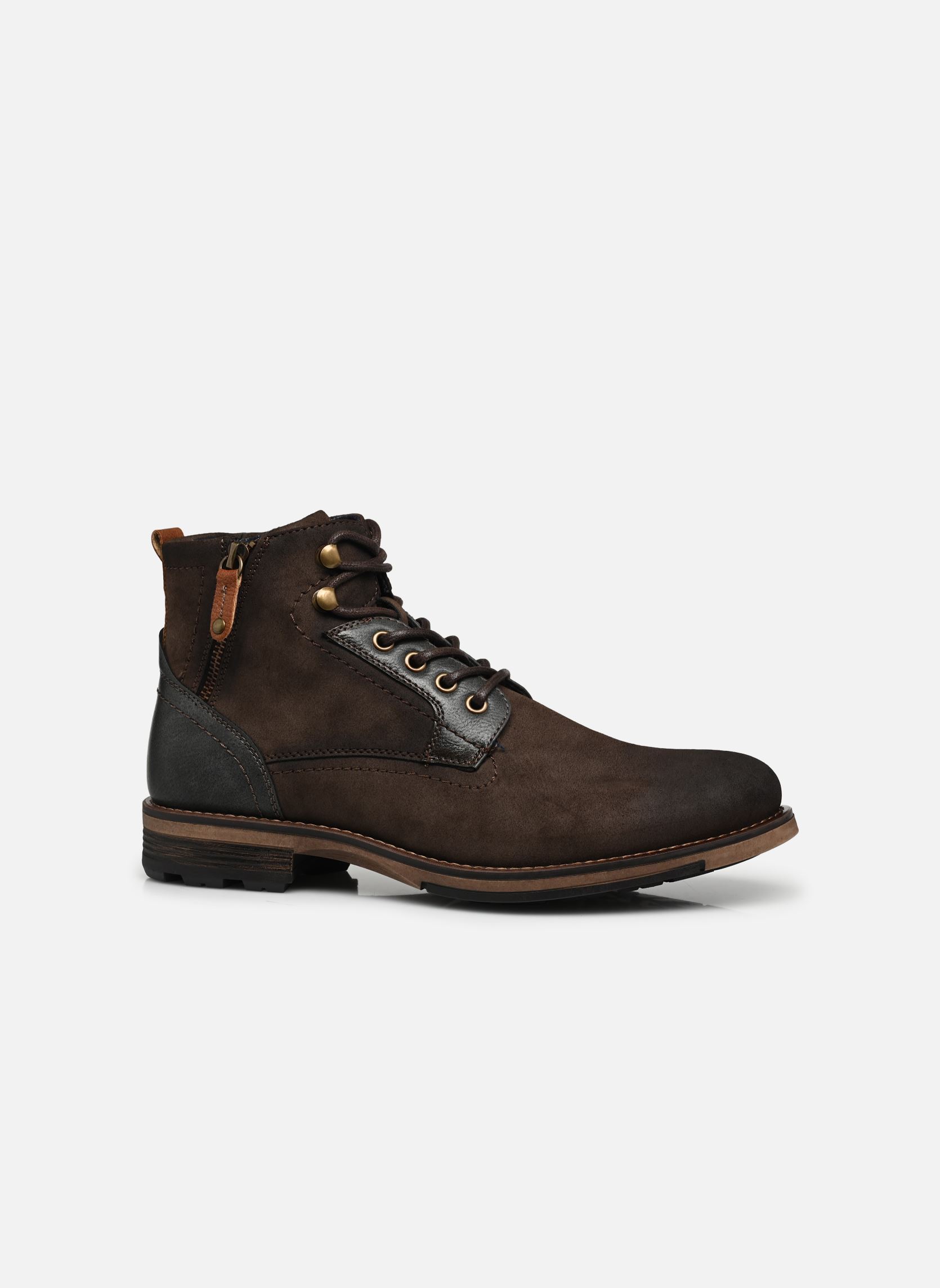 Veterlaarsjes THIZAP heren bruin I Love Shoes Veterlaarsjes THIZAP heren bruin MARRON