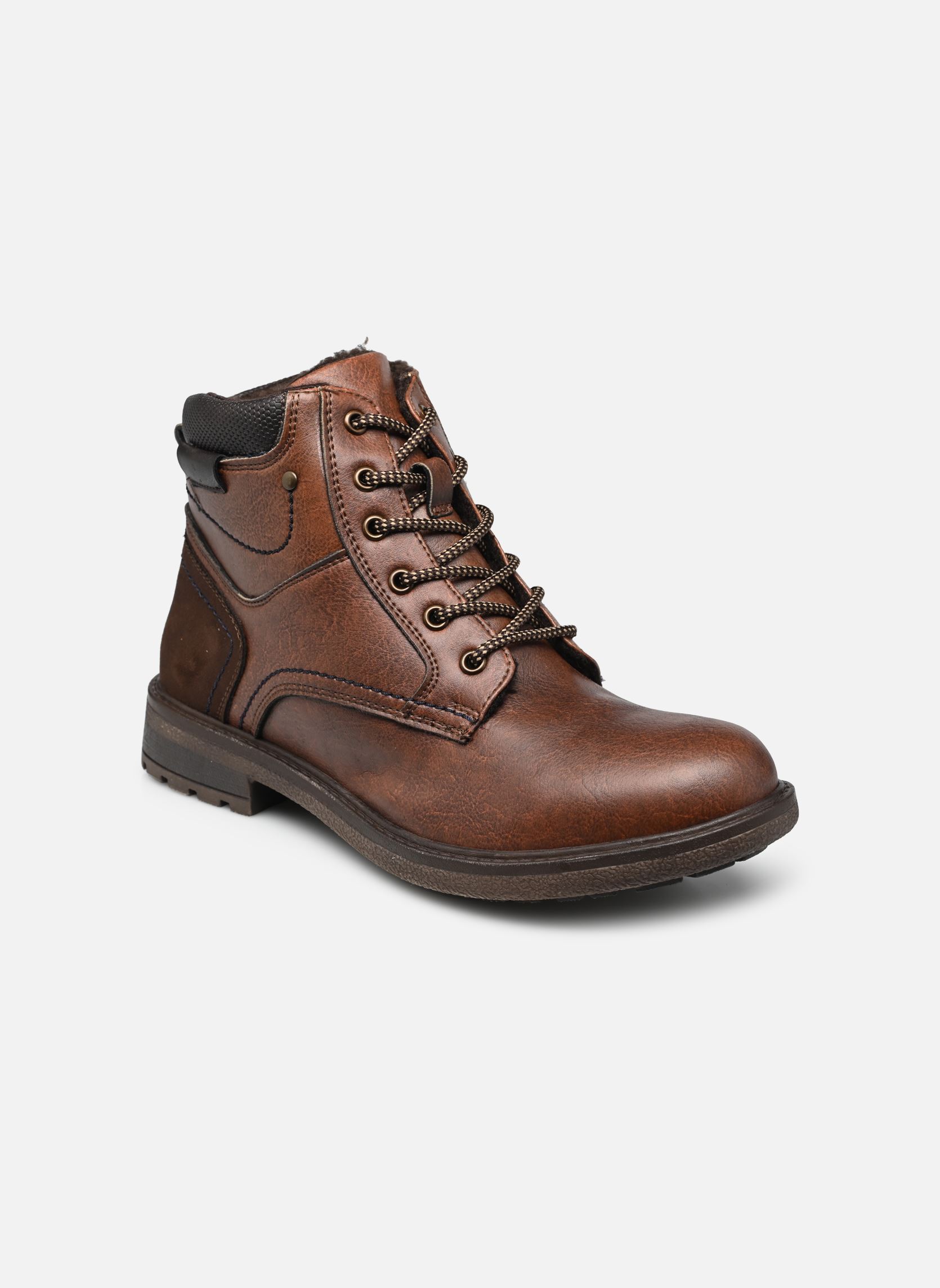 Geschnürte Stiefeletten THEDDY herren braun I Love Shoes Geschnürte Stiefeletten THEDDY herren braun COGNAC