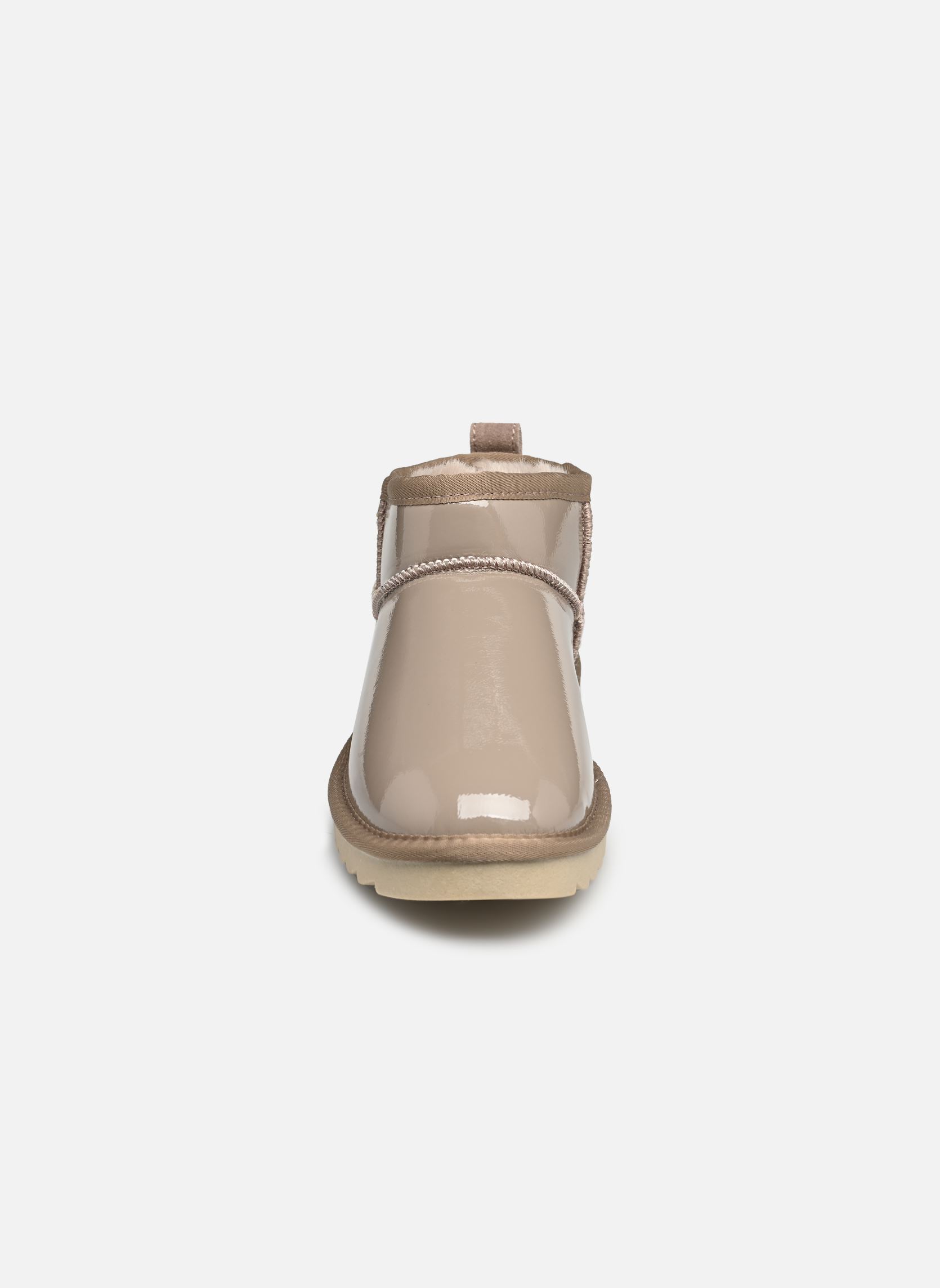 Bottines fourrées Short winter boot in naplack femme beige Colors of California Bottines fourrées Short winter boot in naplack femme beige TAUPE