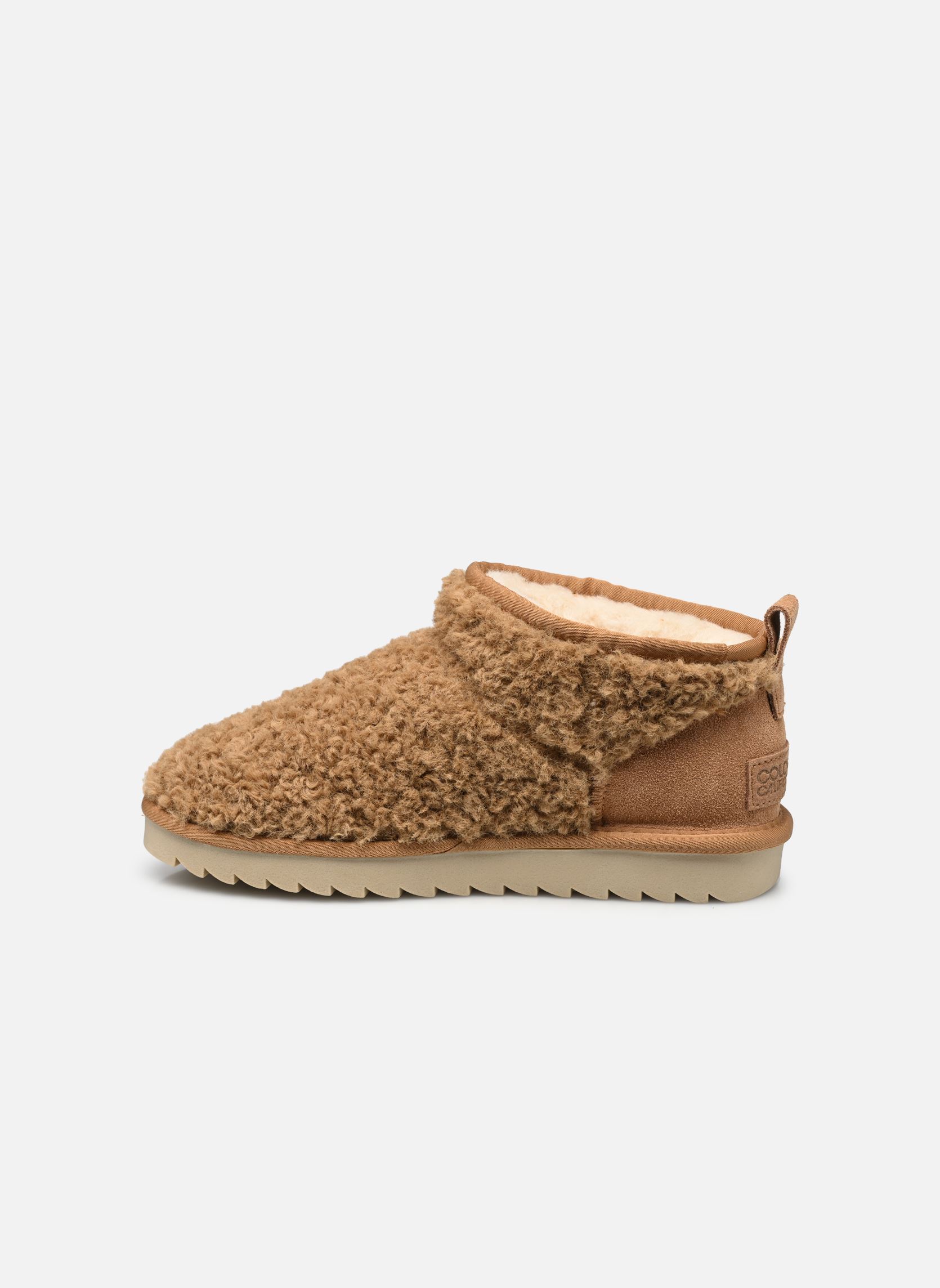 Bottines fourrées Short winter boot in teddy femme beige Colors of California Bottines fourrées Short winter boot in teddy femme beige TAN